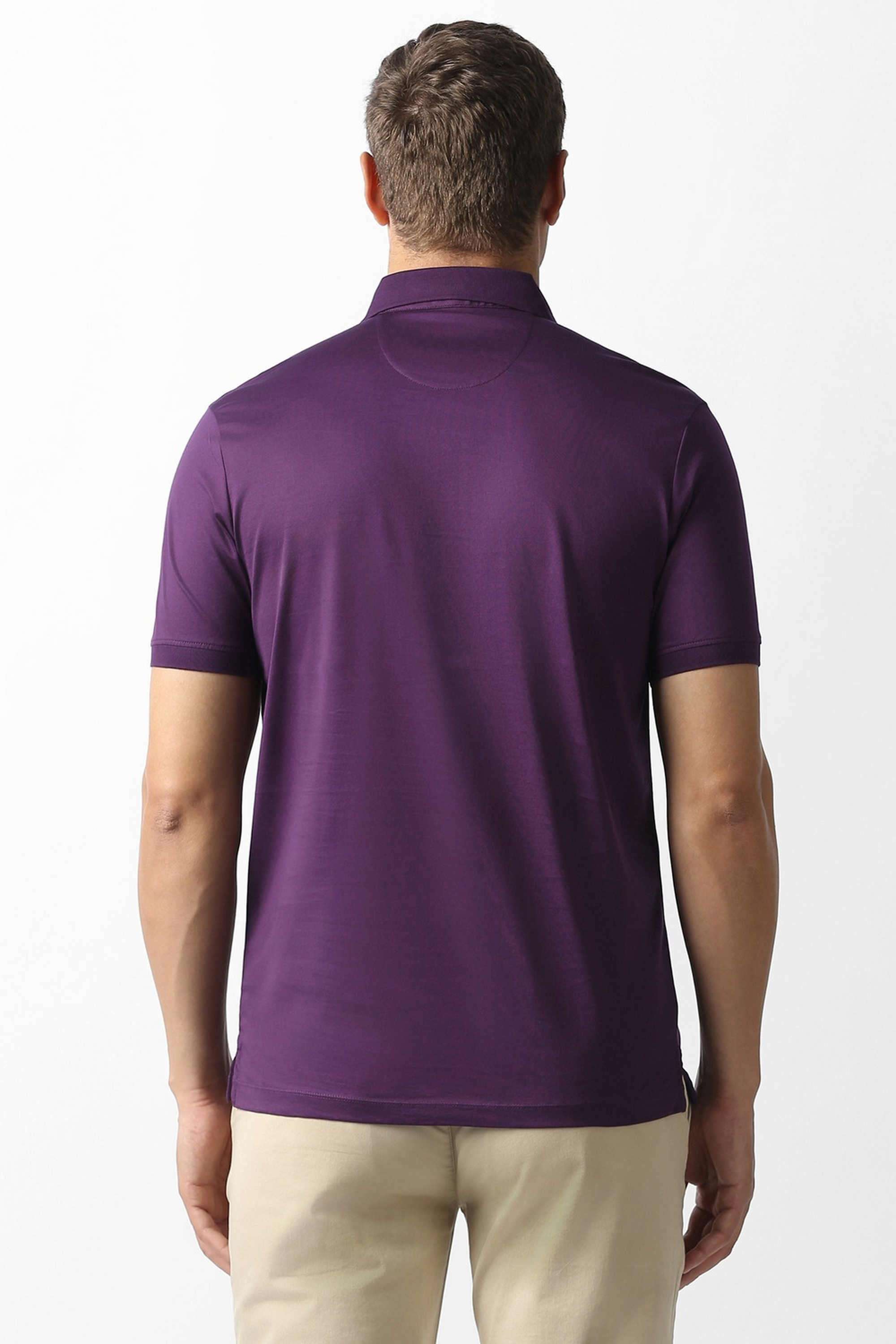 Textured-Cotton-Regular-Fit-Men-s-T-Shirt