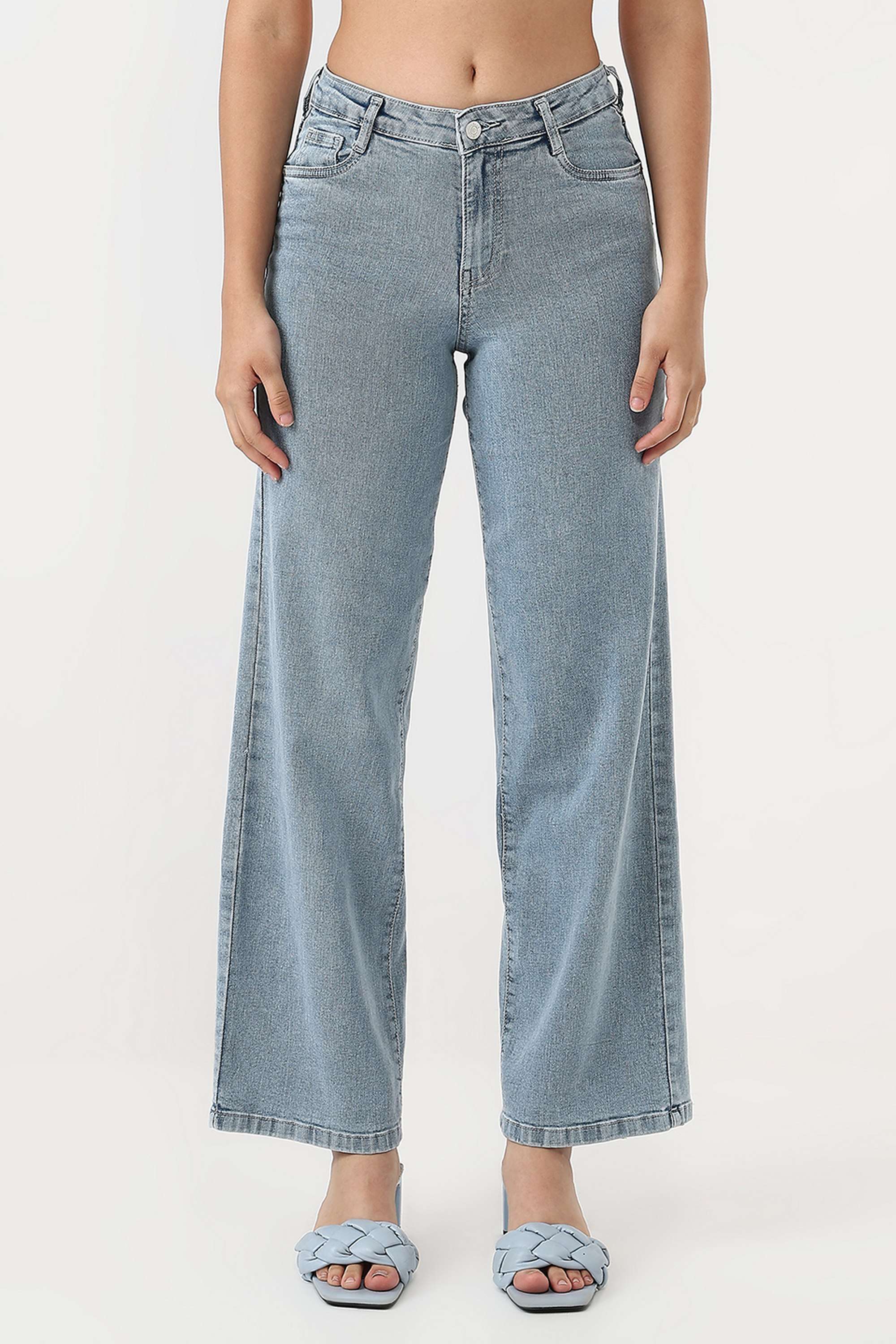 High-Rise-Blended-Fabric-Relaxed-Fit-Women-s-Jeans