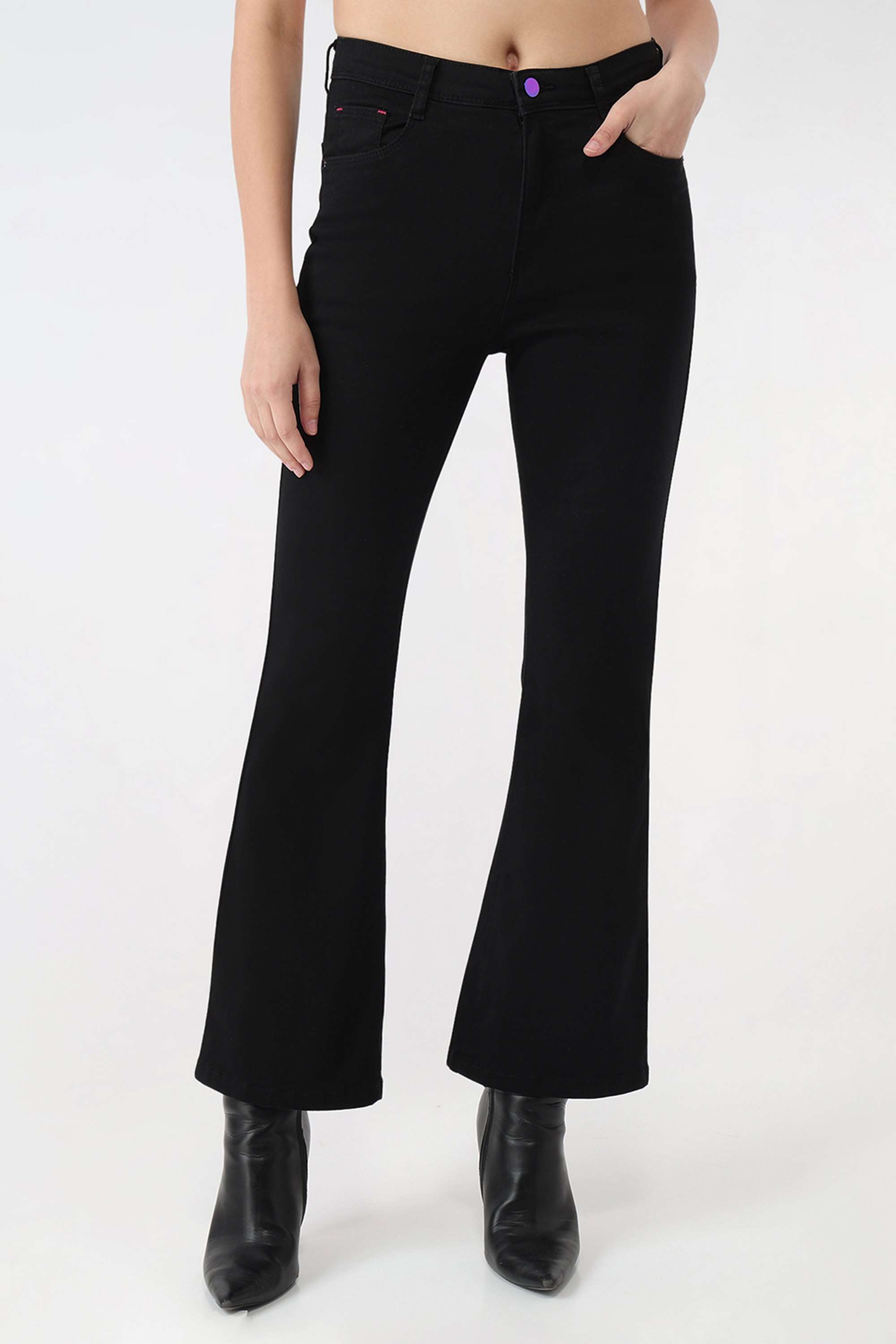 High-Rise-Blended-Fabric-Relaxed-Fit-Women-s-Jeans