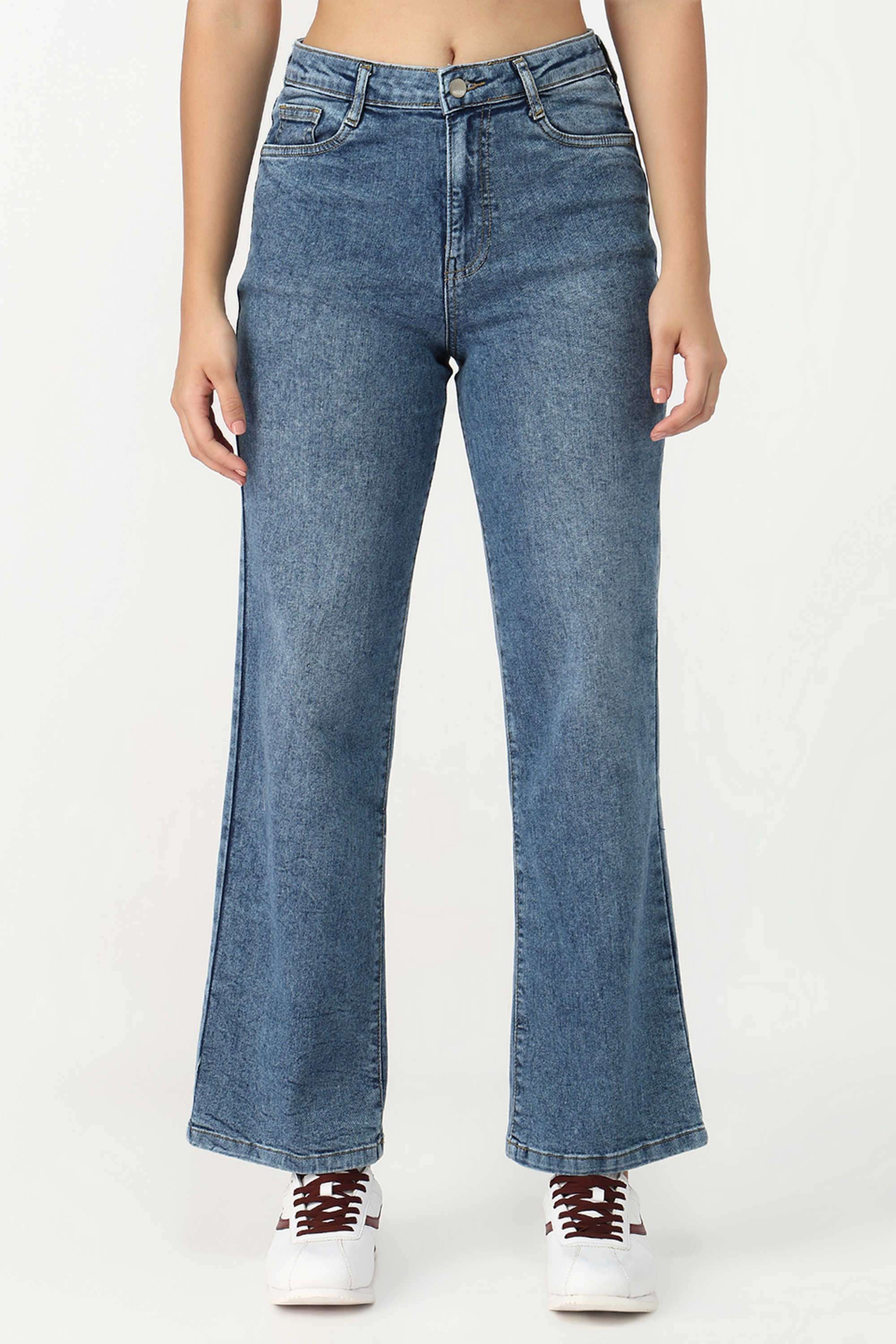 High-Rise-Blended-Fabric-Relaxed-Fit-Women-s-Jeans