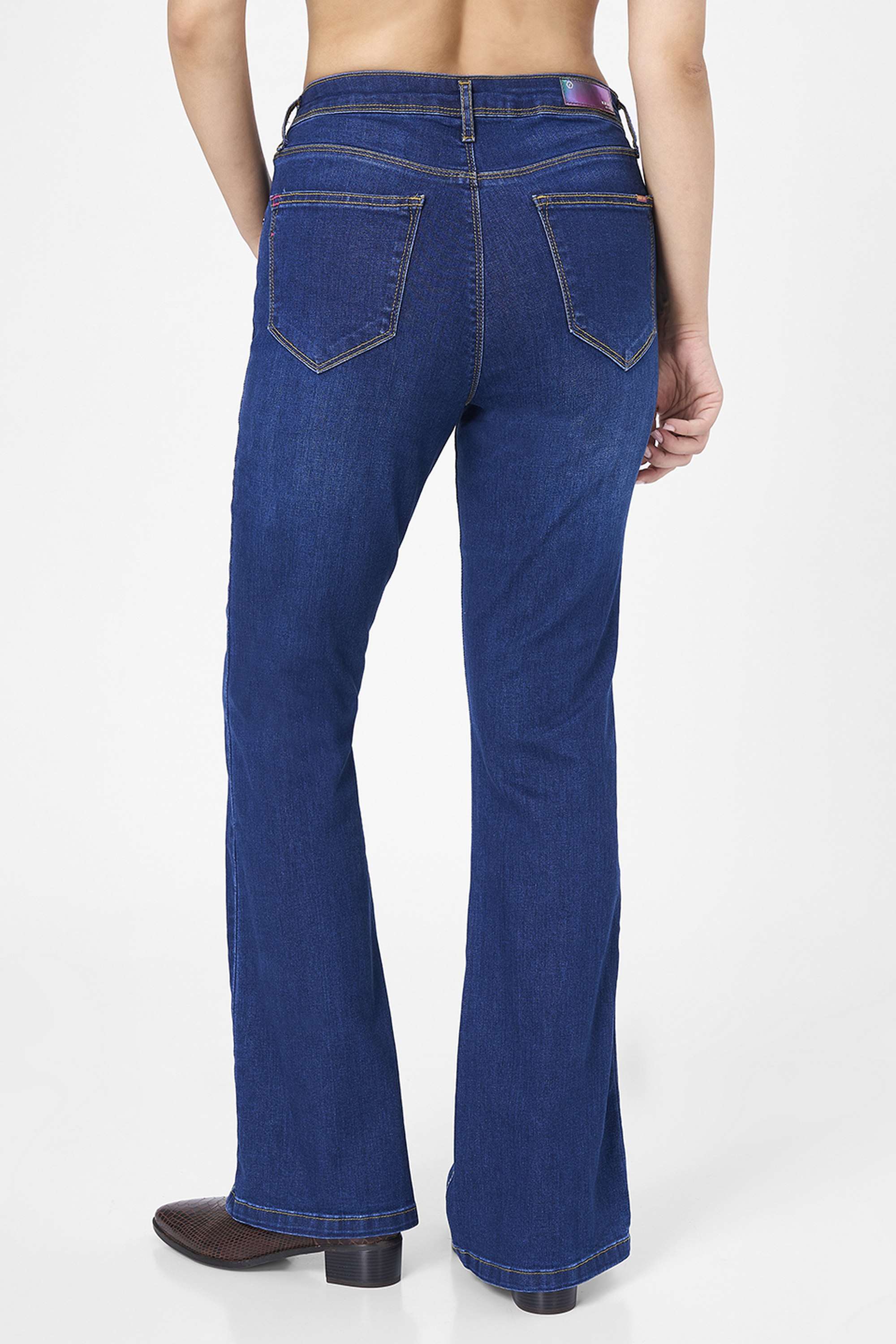 High-Rise-Blended-Fabric-Relaxed-Fit-Women-s-Jeans