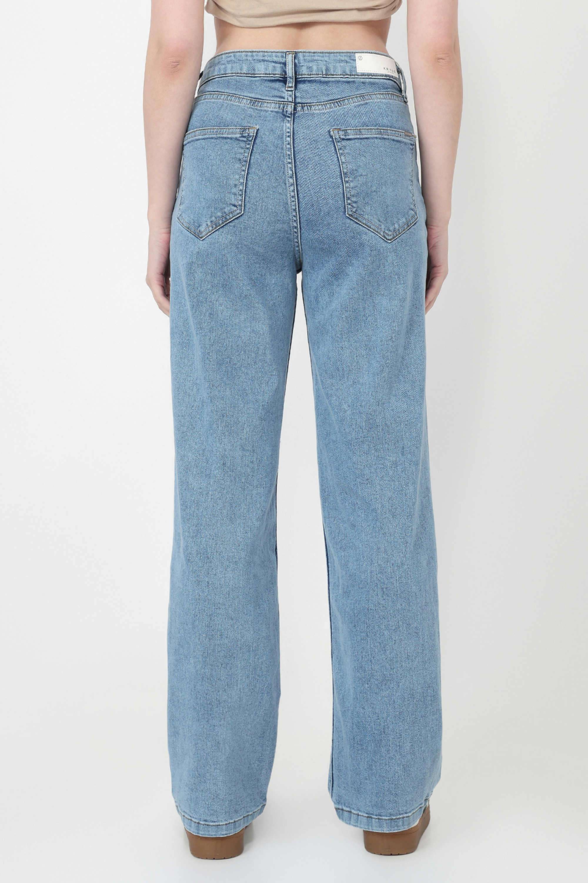 High-Rise-Blended-Fabric-Relaxed-Fit-Women-s-Jeans