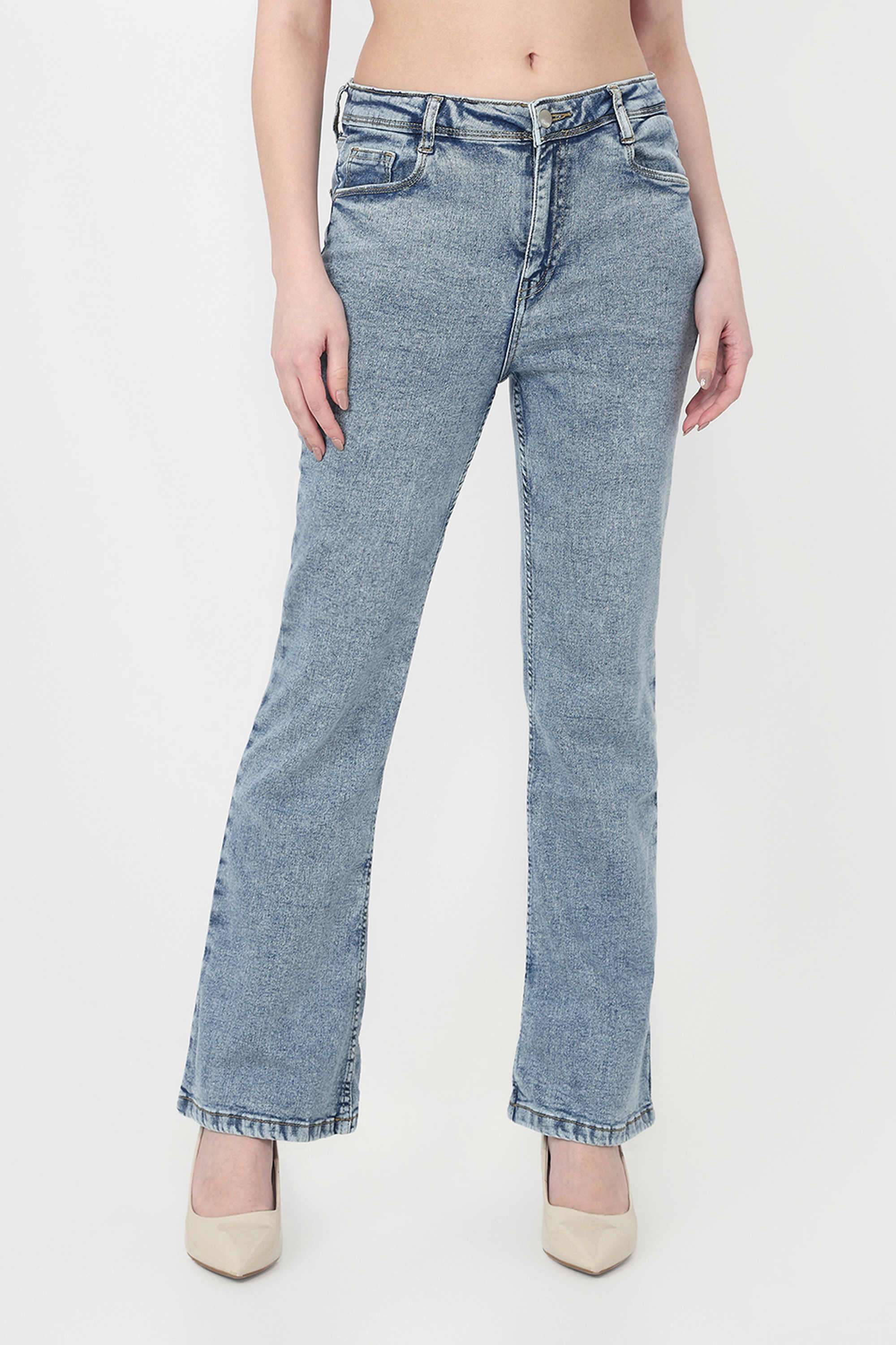 High-Rise-Blended-Fabric-Relaxed-Fit-Women-s-Jeans