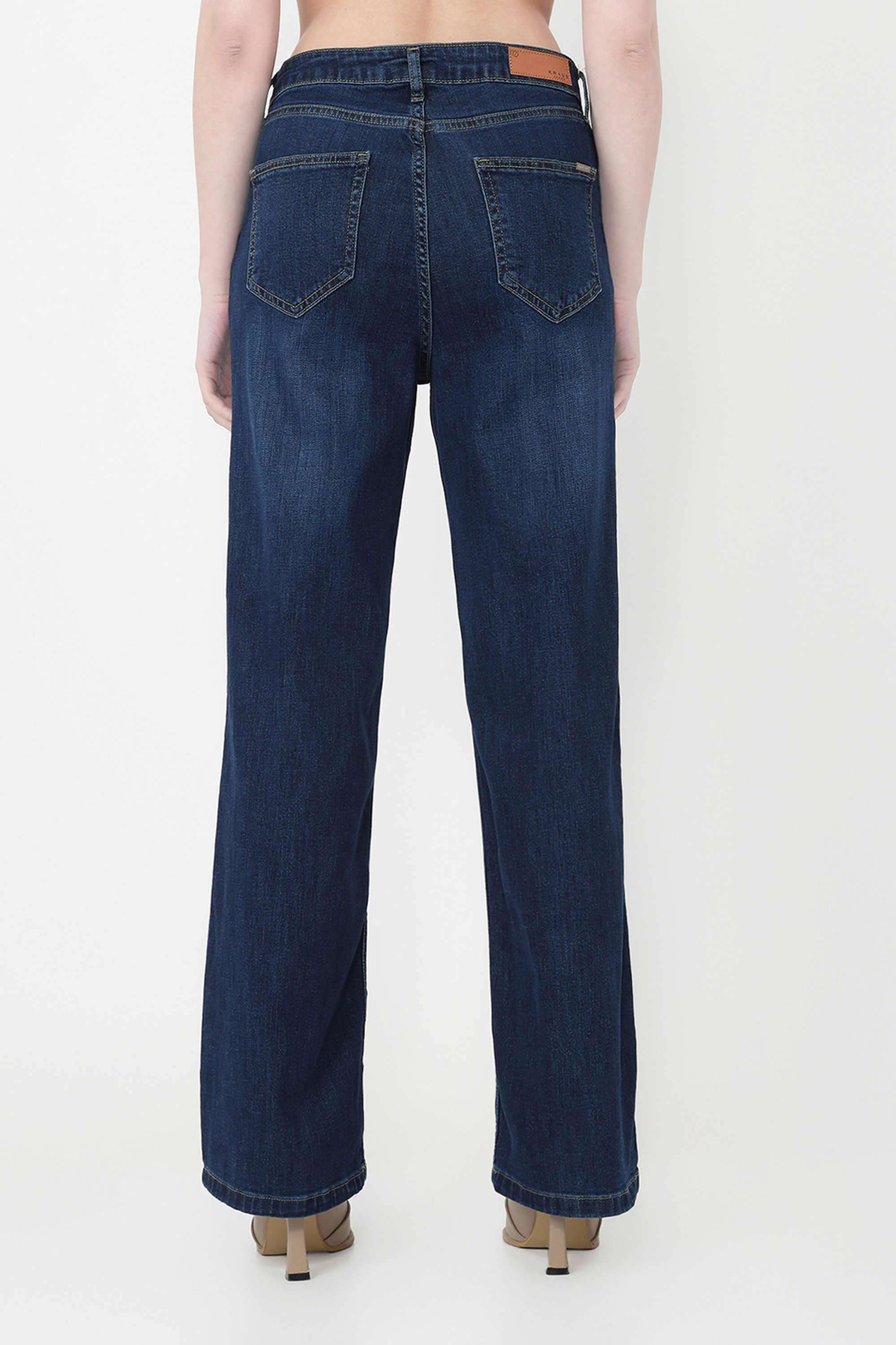 High-Rise-Blended-Fabric-Relaxed-Fit-Women-s-Jeans