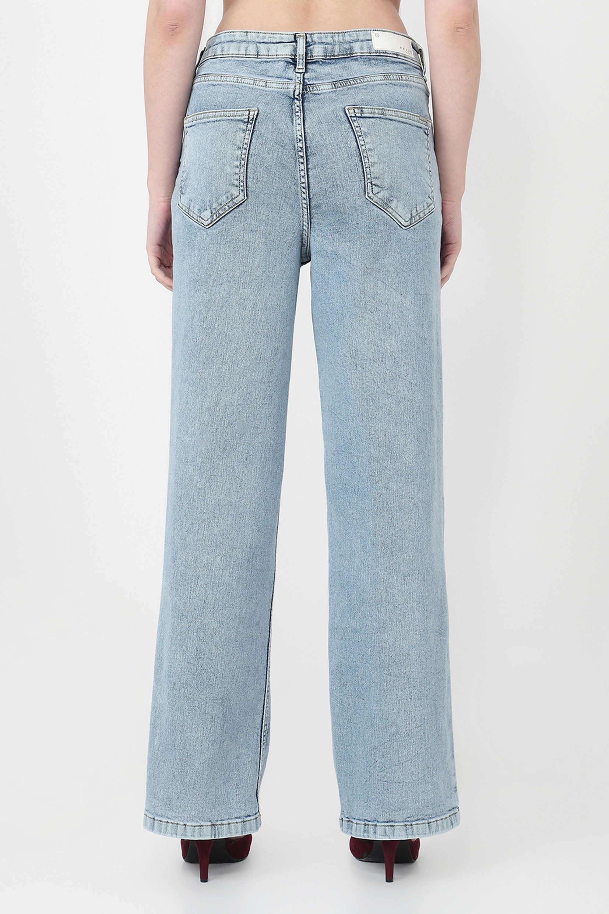 High-Rise-Blended-Fabric-Relaxed-Fit-Women-s-Jeans