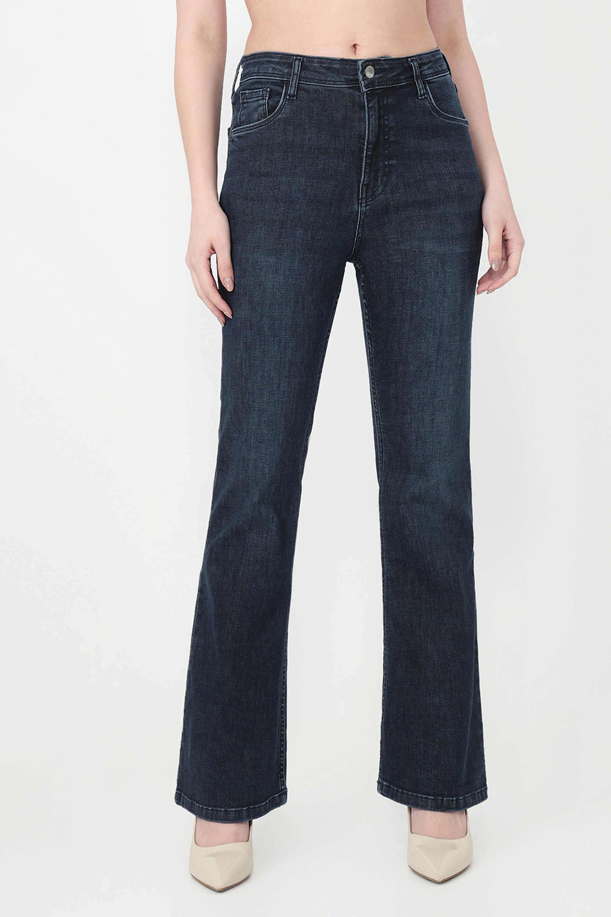 High-Rise-Blended-Fabric-Relaxed-Fit-Women-s-Jeans