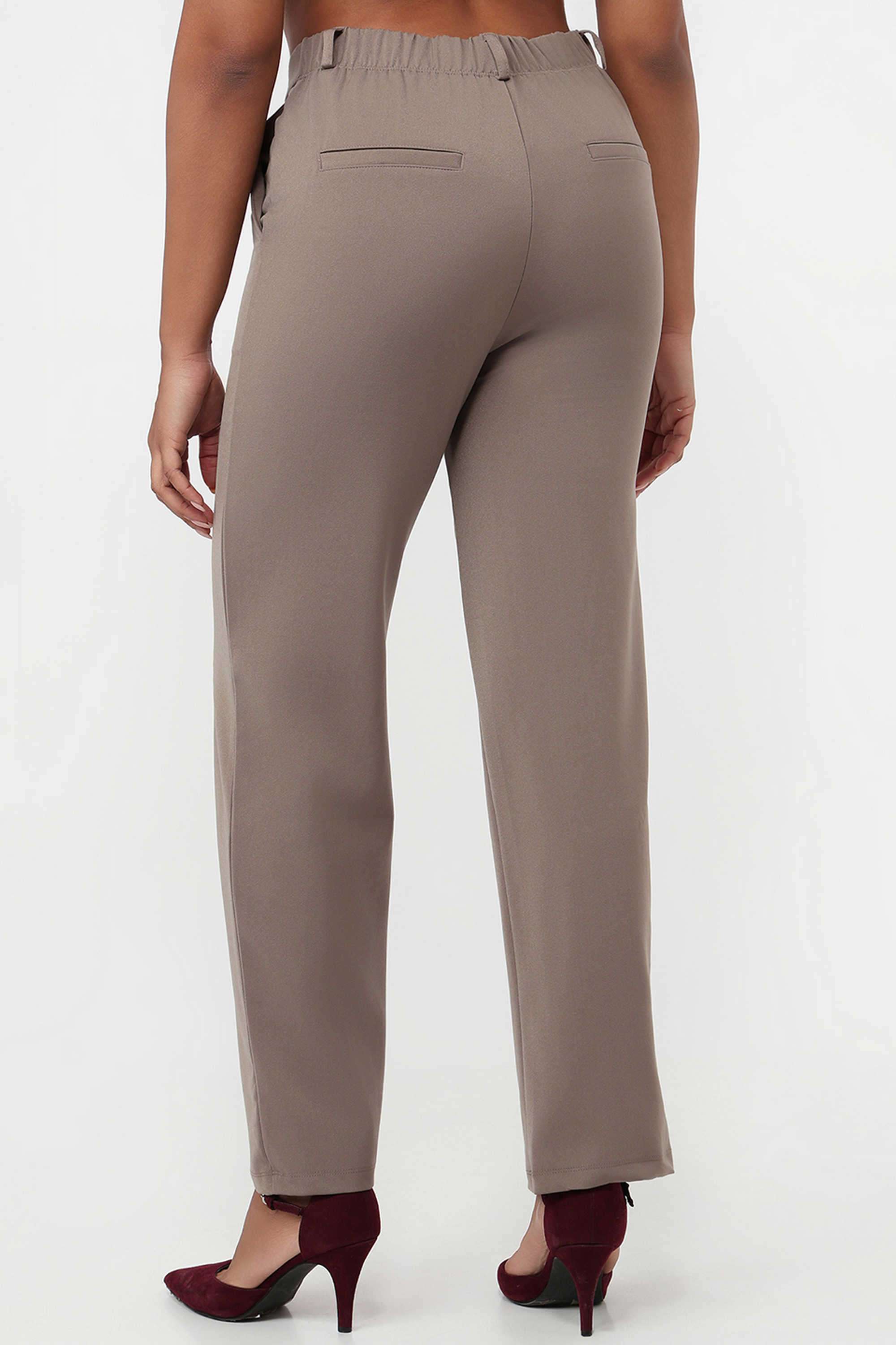 High-Rise-Blended-Fabric-Straight-Fit-Women-s-Jeans