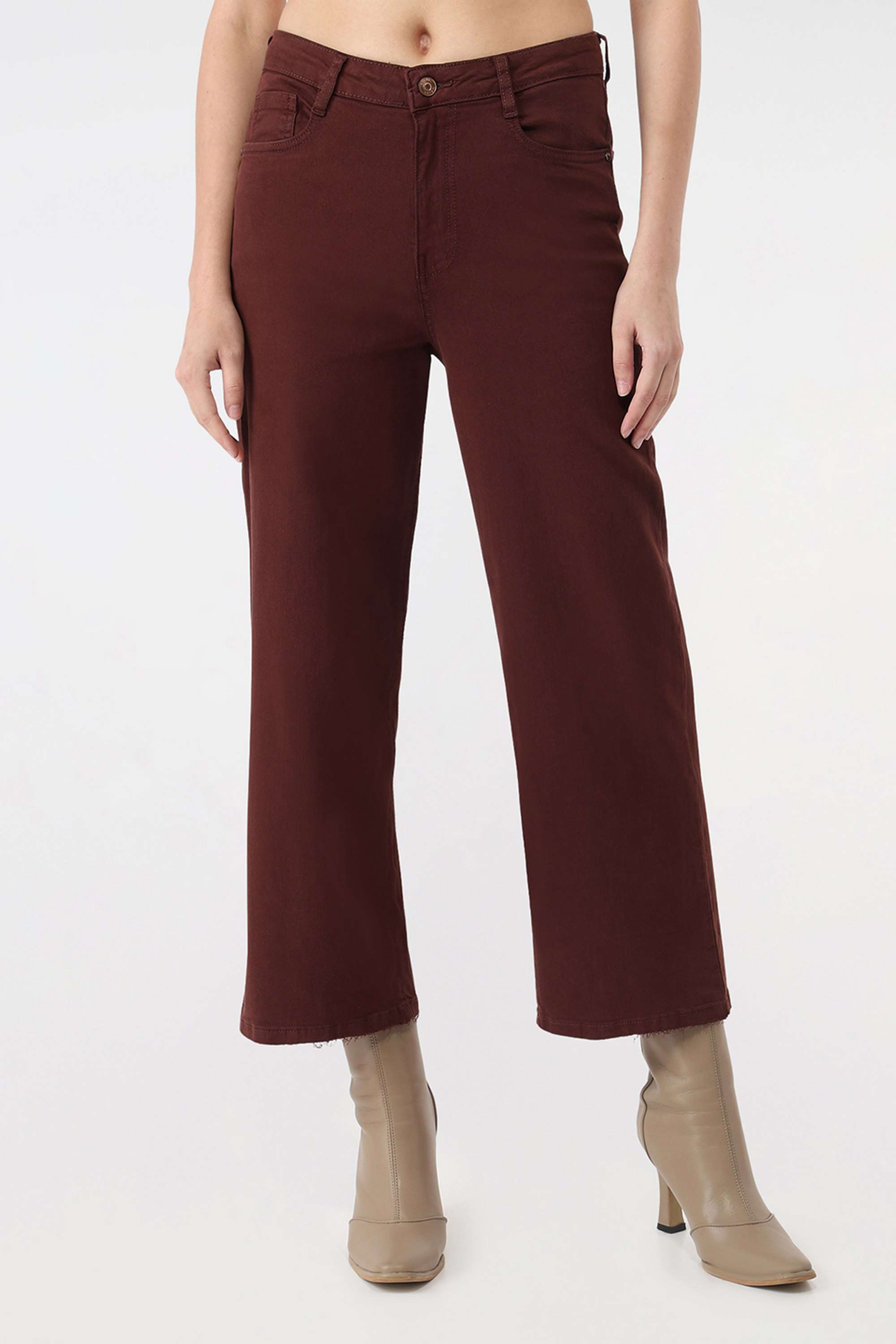 High-Rise-Blended-Fabric-Relaxed-Fit-Women-s-Jeans