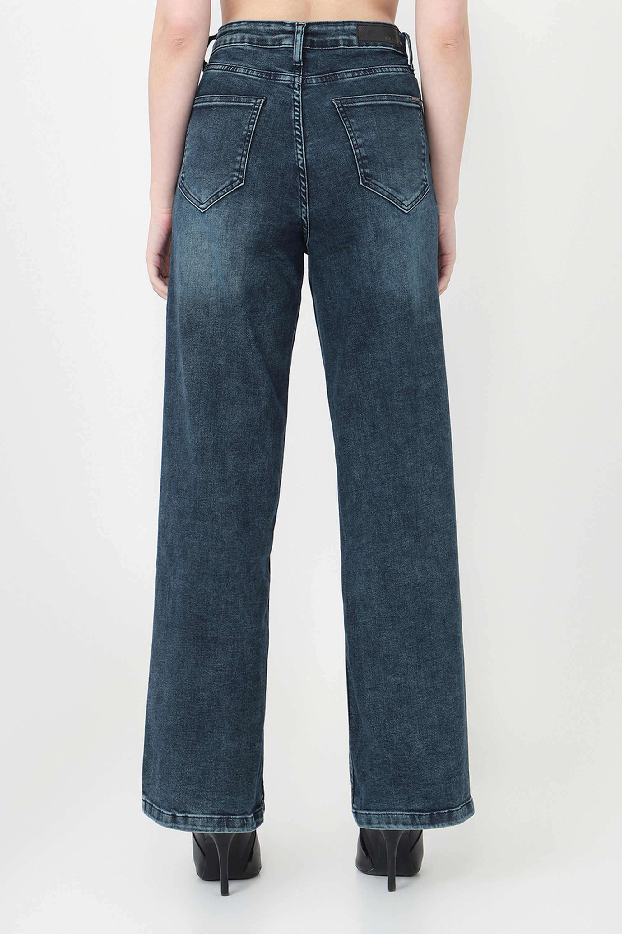 High-Rise-Blended-Fabric-Relaxed-Fit-Women-s-Jeans