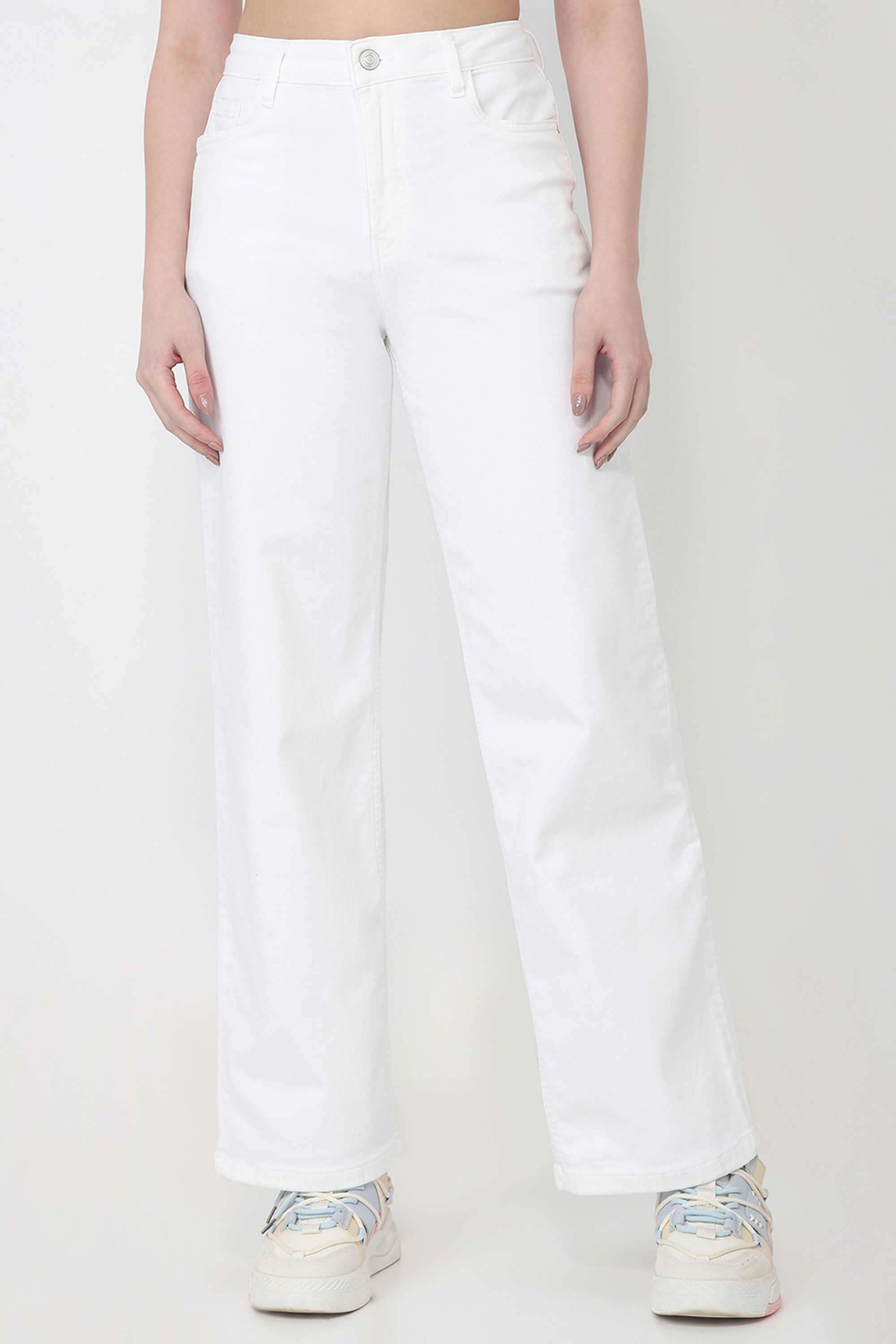 High-Rise-Blended-Fabric-Relaxed-Fit-Women-s-Jeans