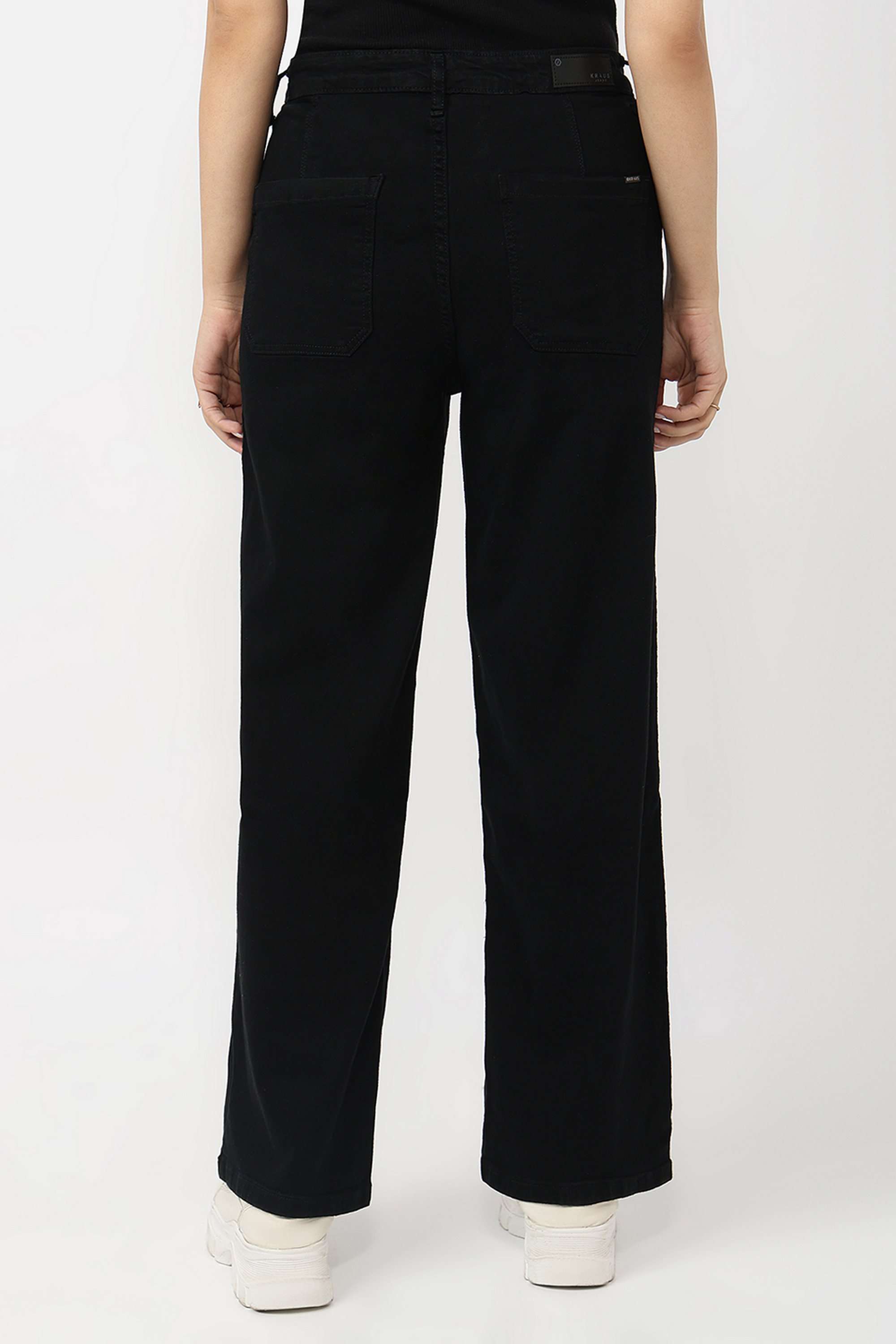 High-Rise-Blended-Fabric-Relaxed-Fit-Women-Jeans