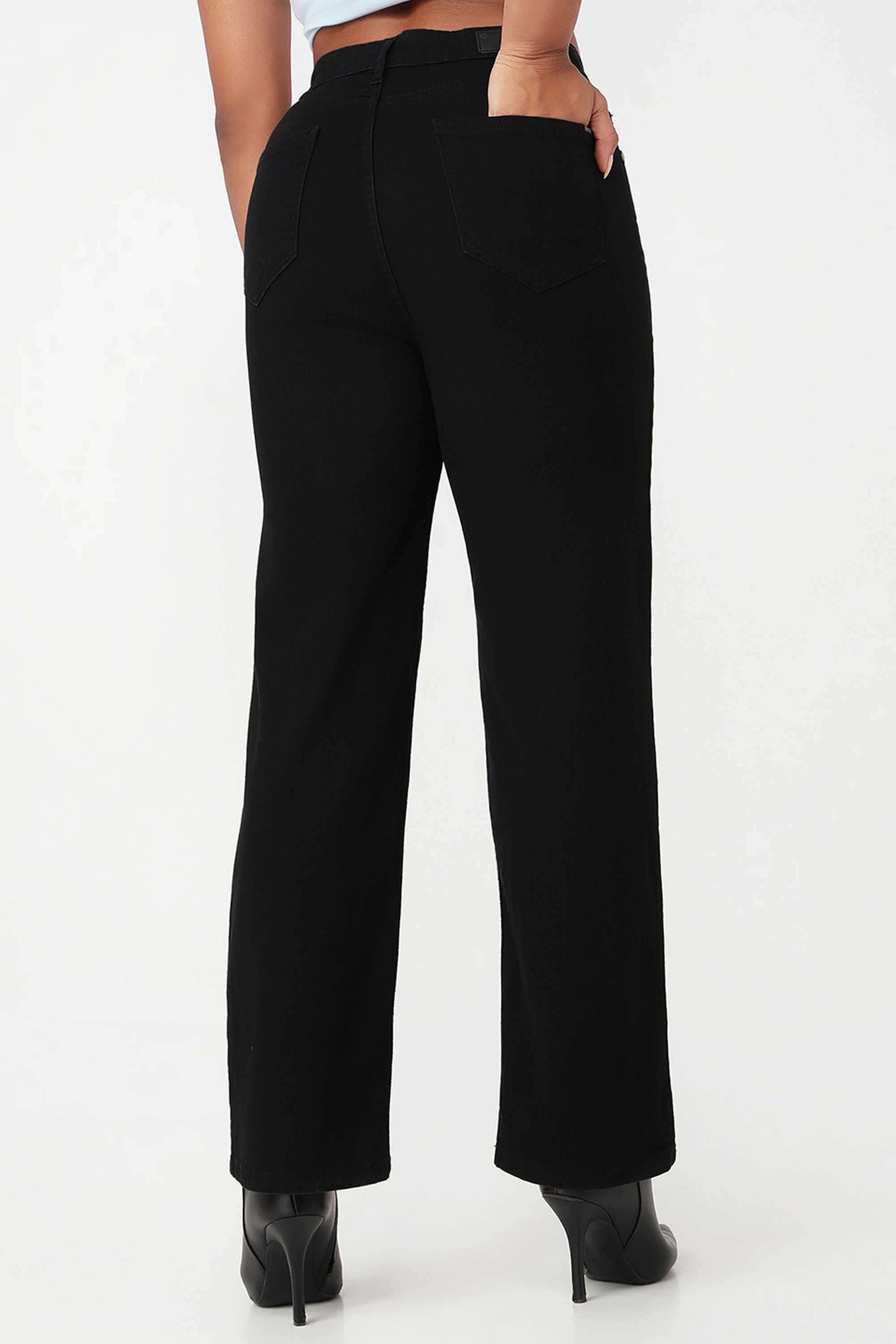 High-Rise-Blended-Fabric-Relaxed-Fit-Women-s-Jeans