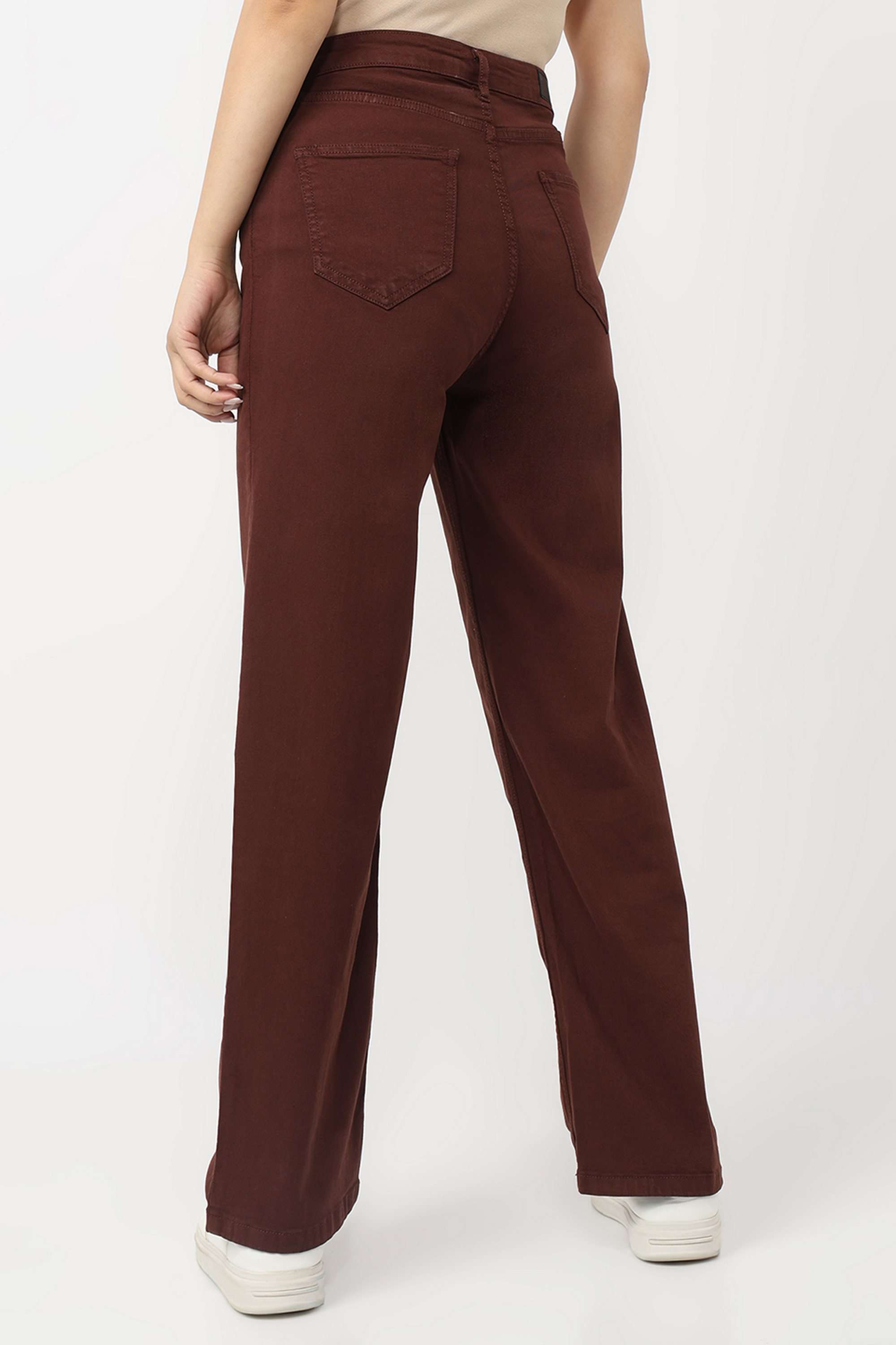 High-Rise-Blended-Fabric-Relaxed-Fit-Women-Jeans