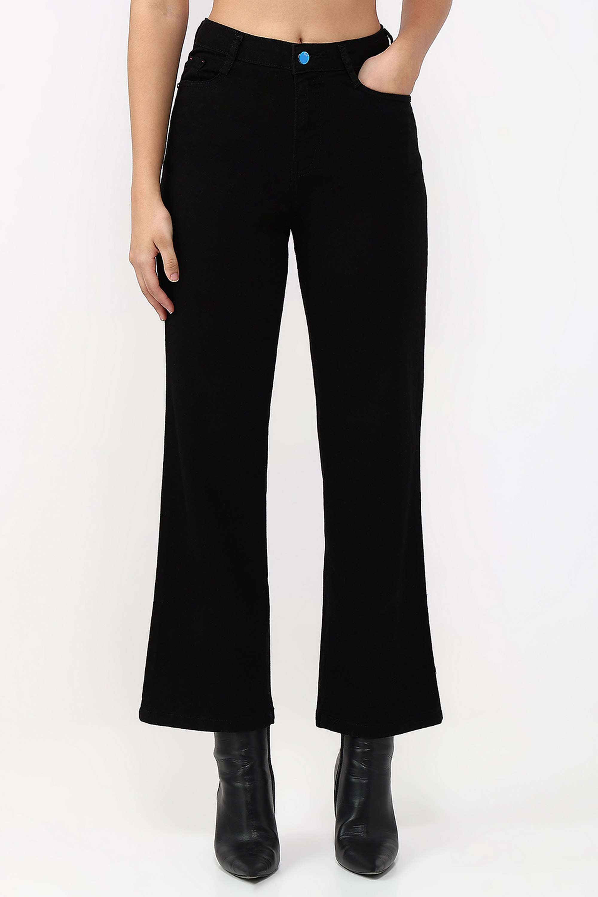 High-Rise-Blended-Fabric-Relaxed-Fit-Women-s-Jeans