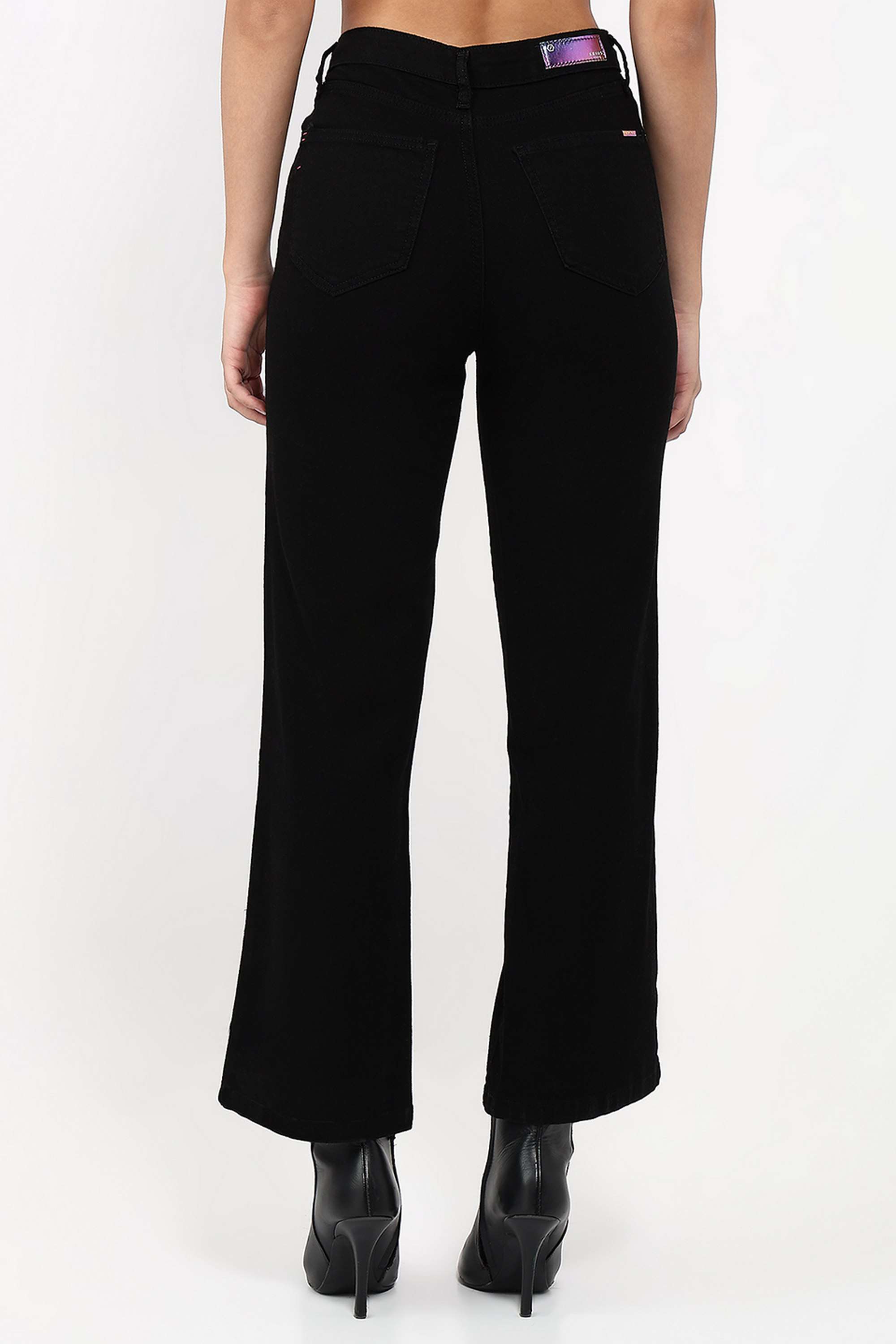 High-Rise-Blended-Fabric-Relaxed-Fit-Women-s-Jeans