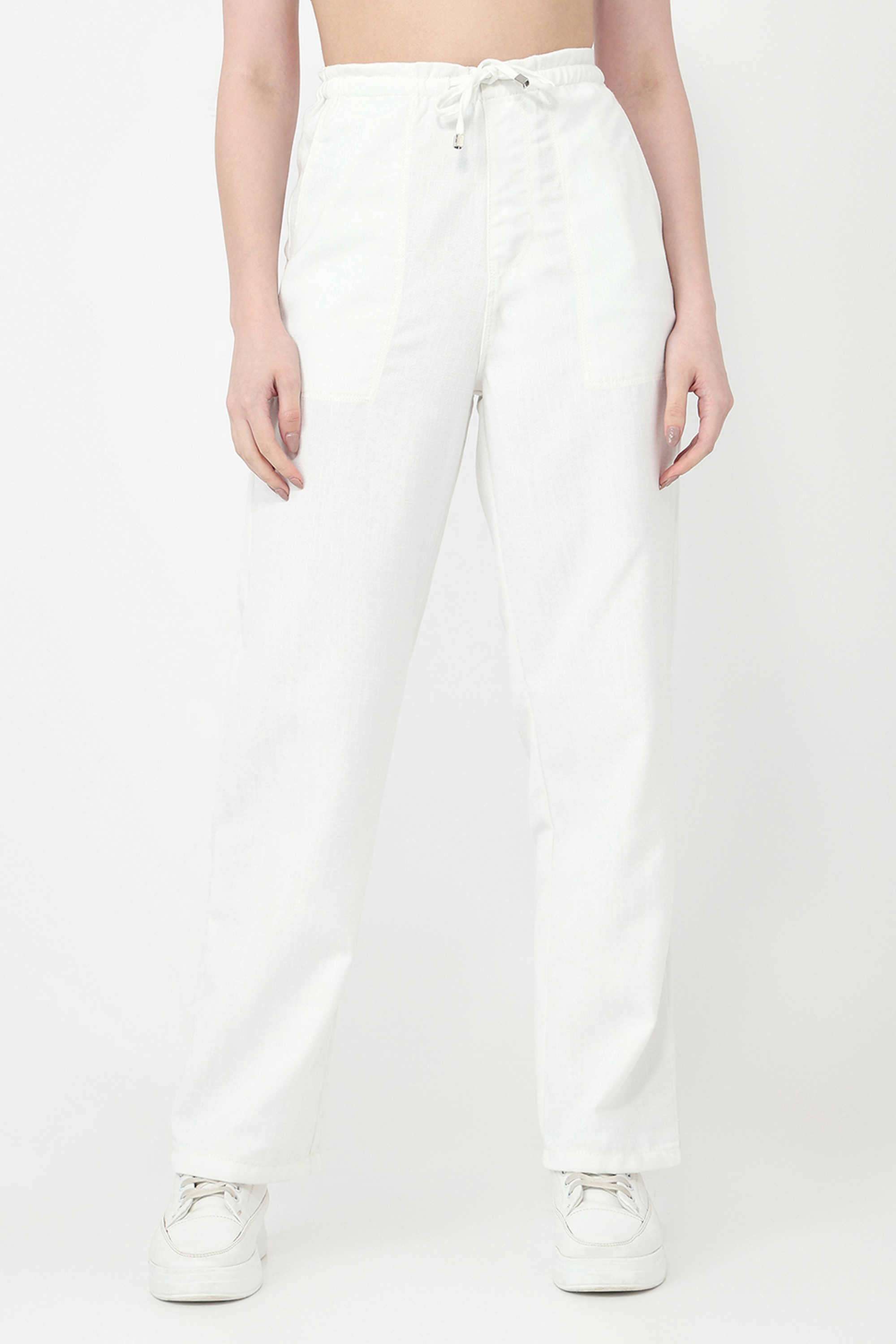 Solid-Polyester-Women-s-Culottes