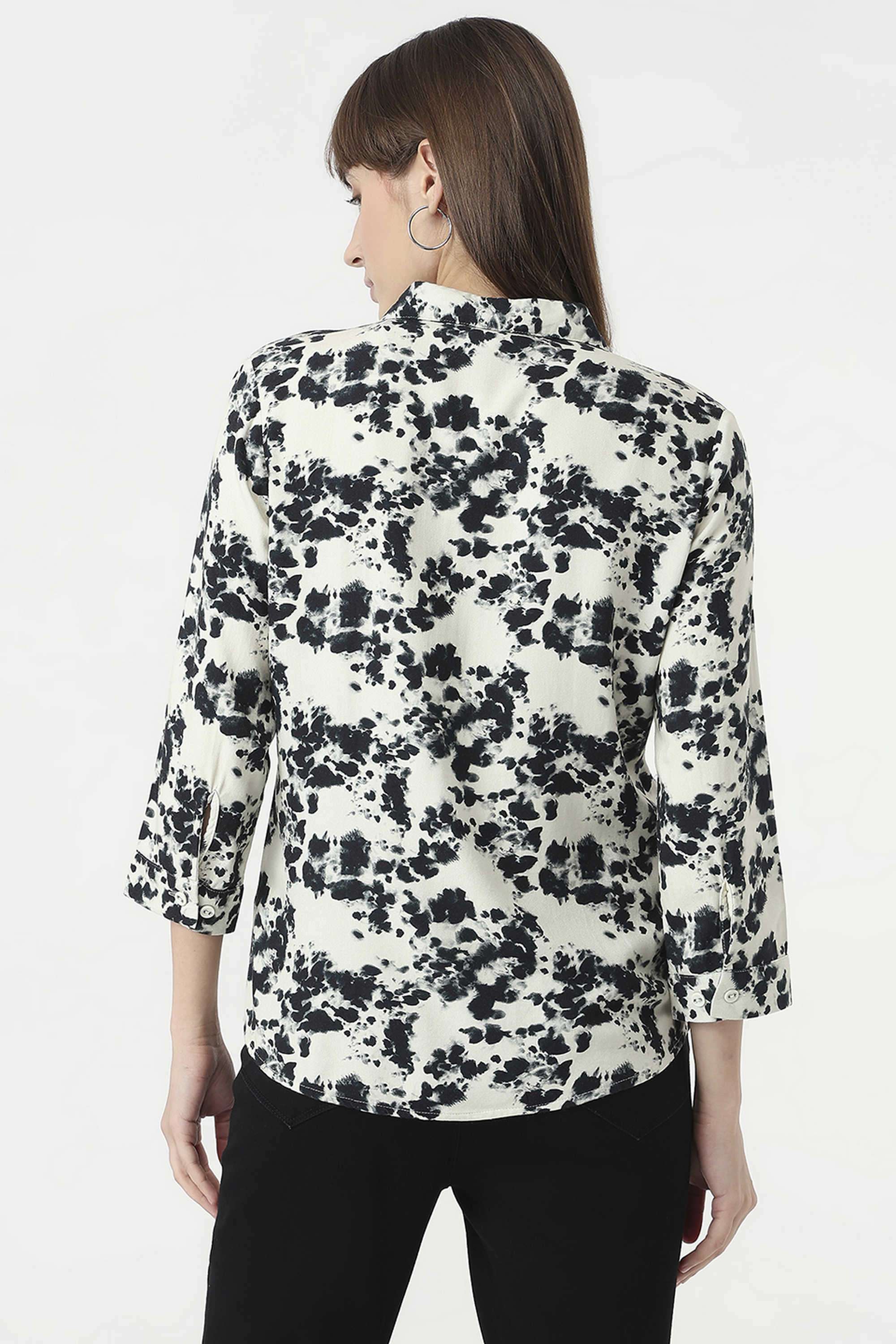 Printed-Collared-Rayon-Women-s-Casual-Wear-Shirt
