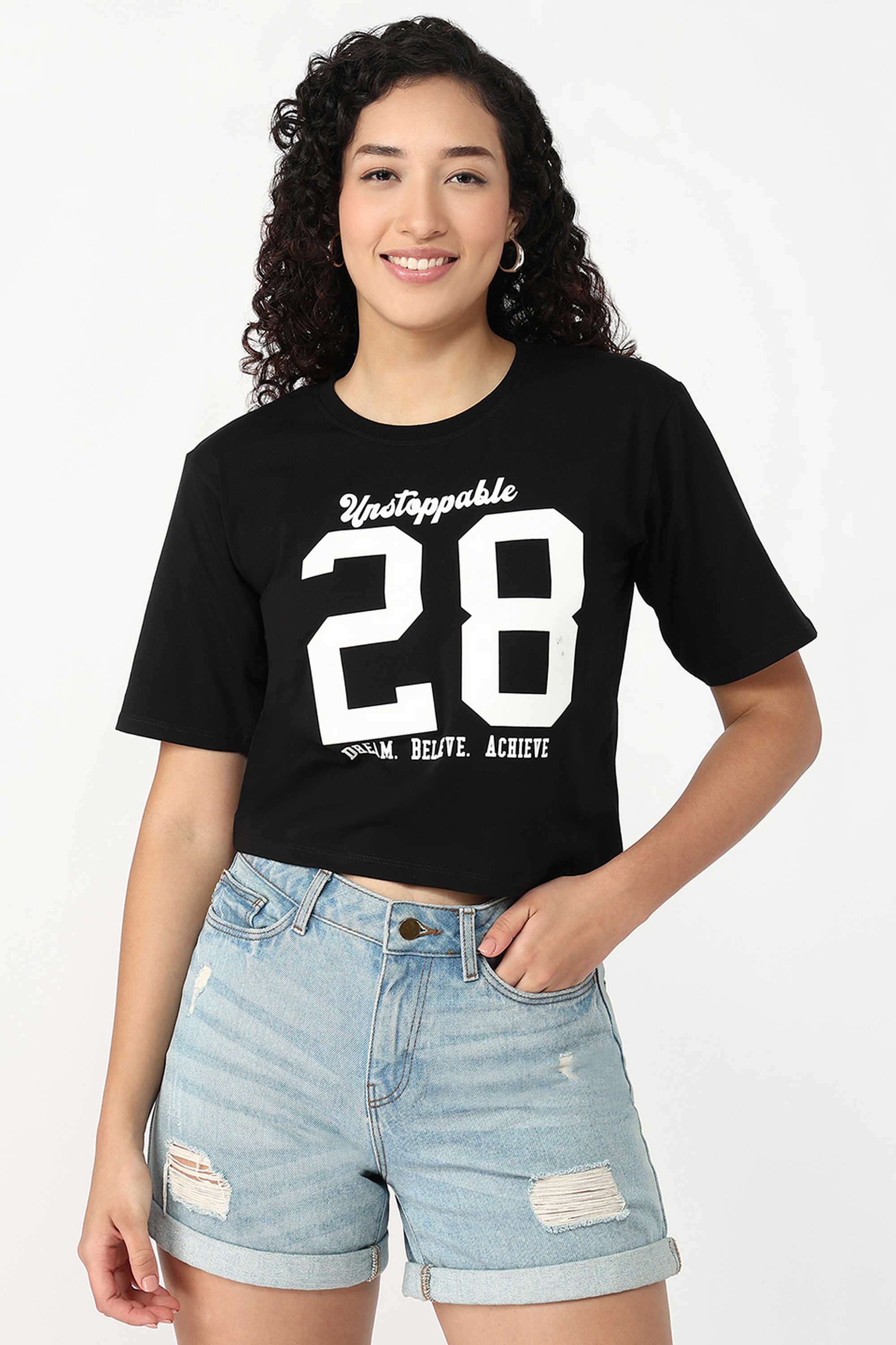 Graphic-Print-Cotton-Round-Neck-Women-s-T-Shirt