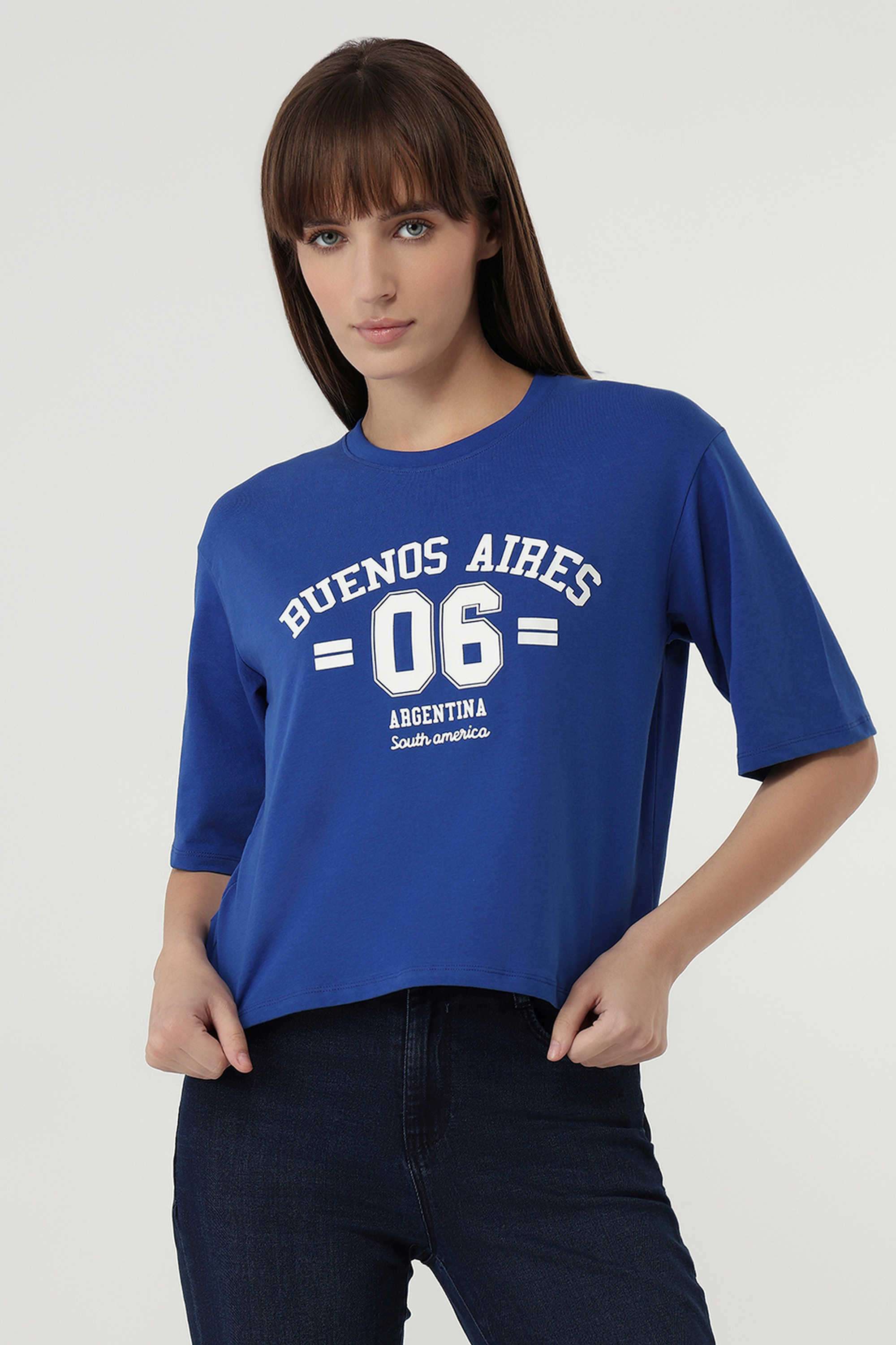 Graphic-Print-Cotton-Round-Neck-Women-s-T-Shirt