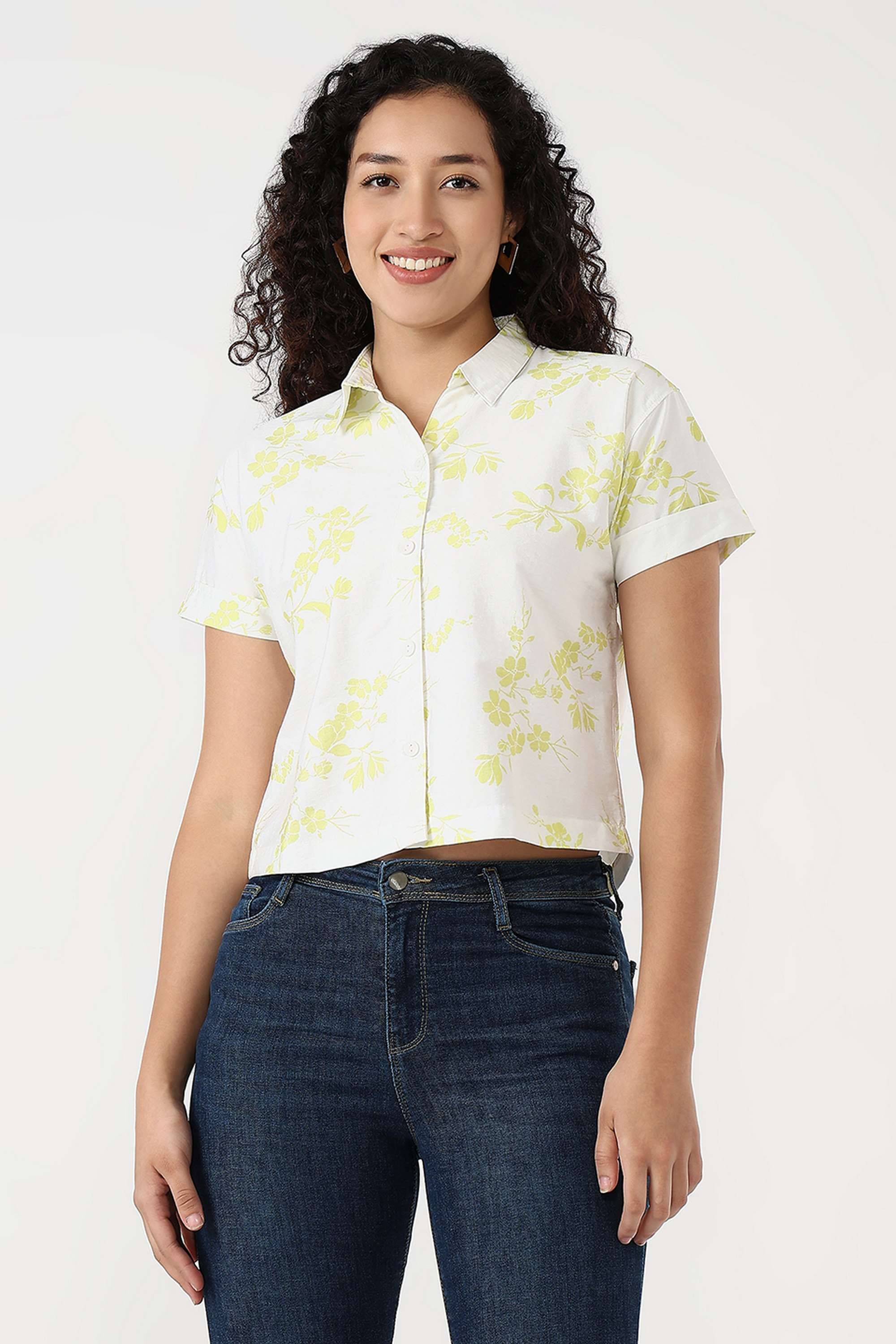 Printed-Collared-Viscose-Women-s-Casual-Wear-Shirt