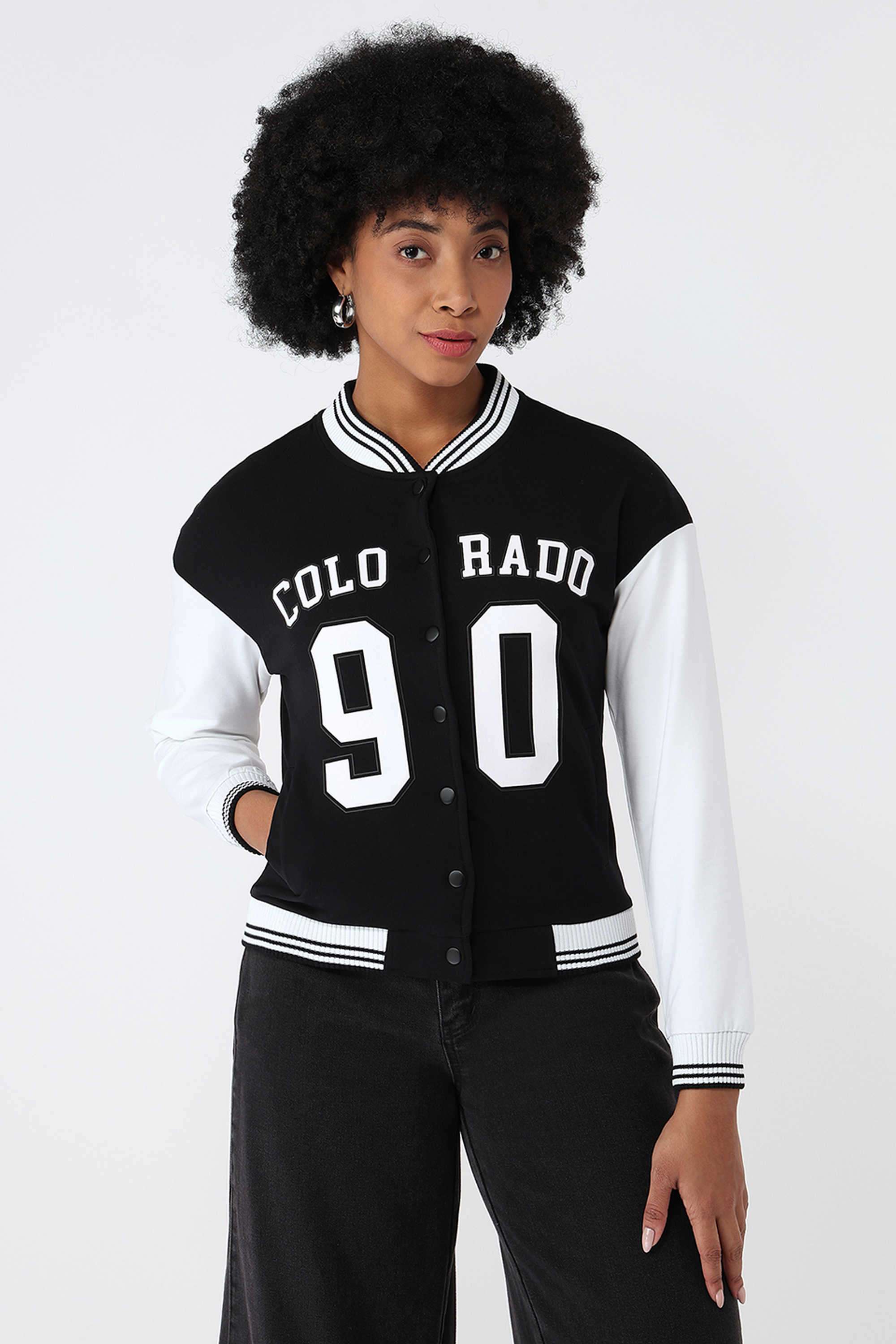 Printed-Collared-Blended-Fabric-Women-s-Casual-Wear-Jacket