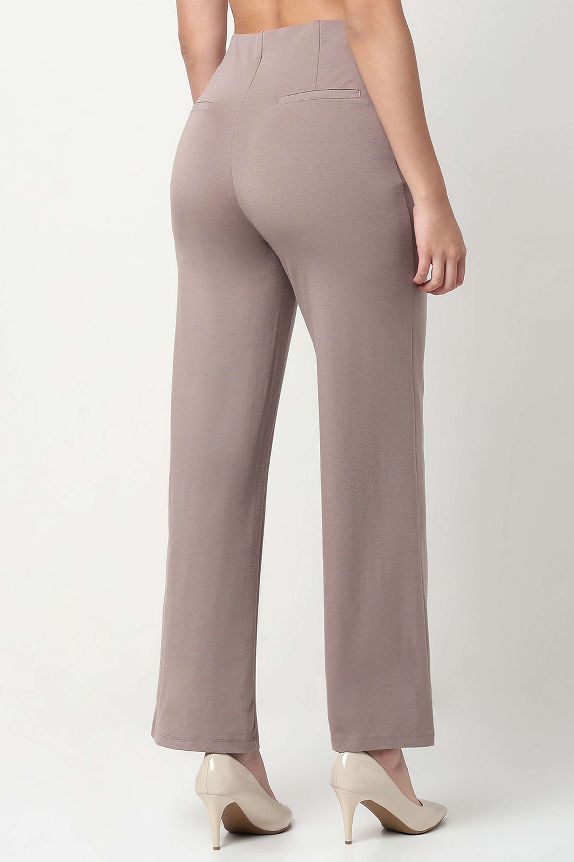 High-Rise-Viscose-Straight-Fit-Women-s-Treggings