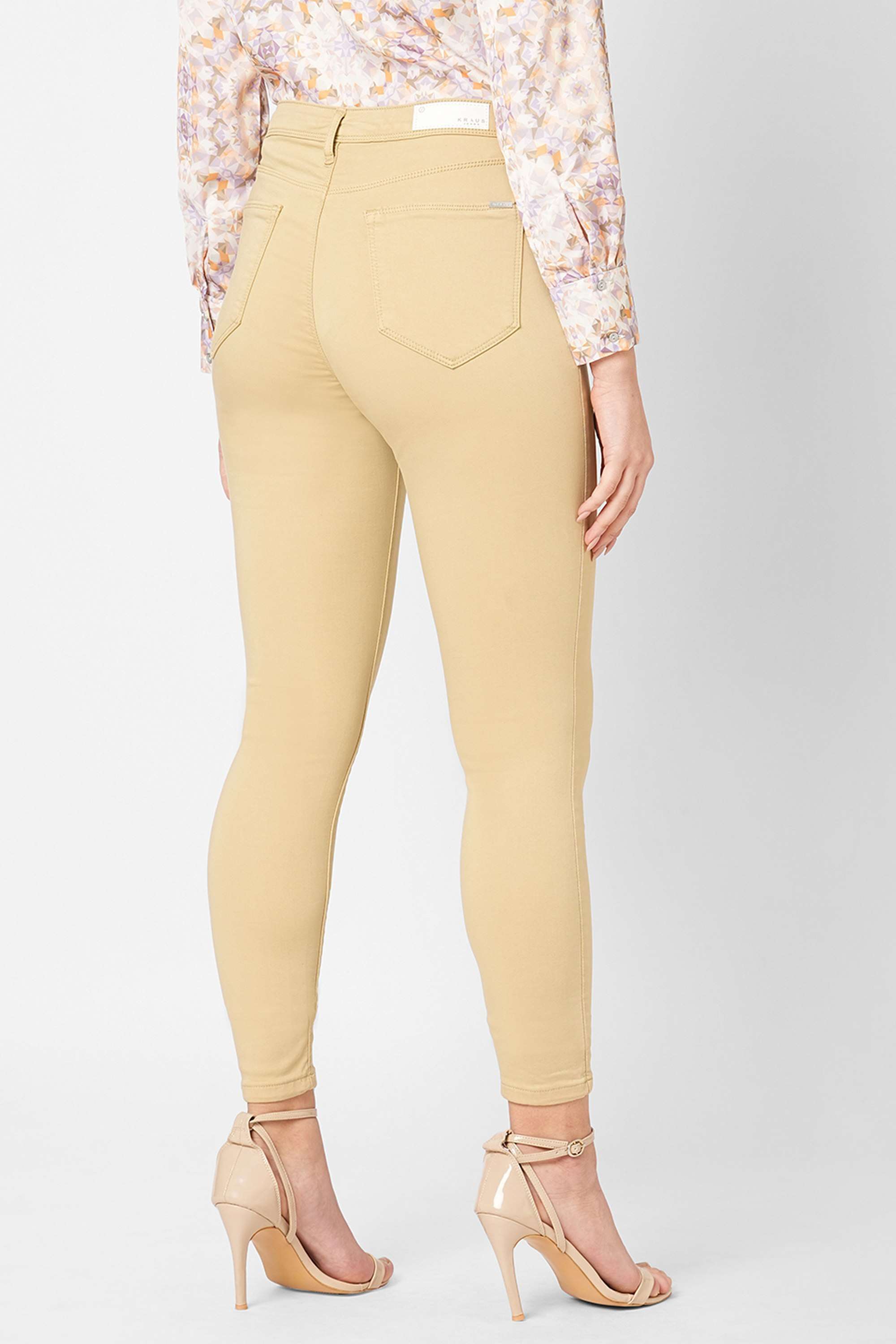 High-Rise-Blended-Fabric-Skinny-Fit-Women-s-Jeans