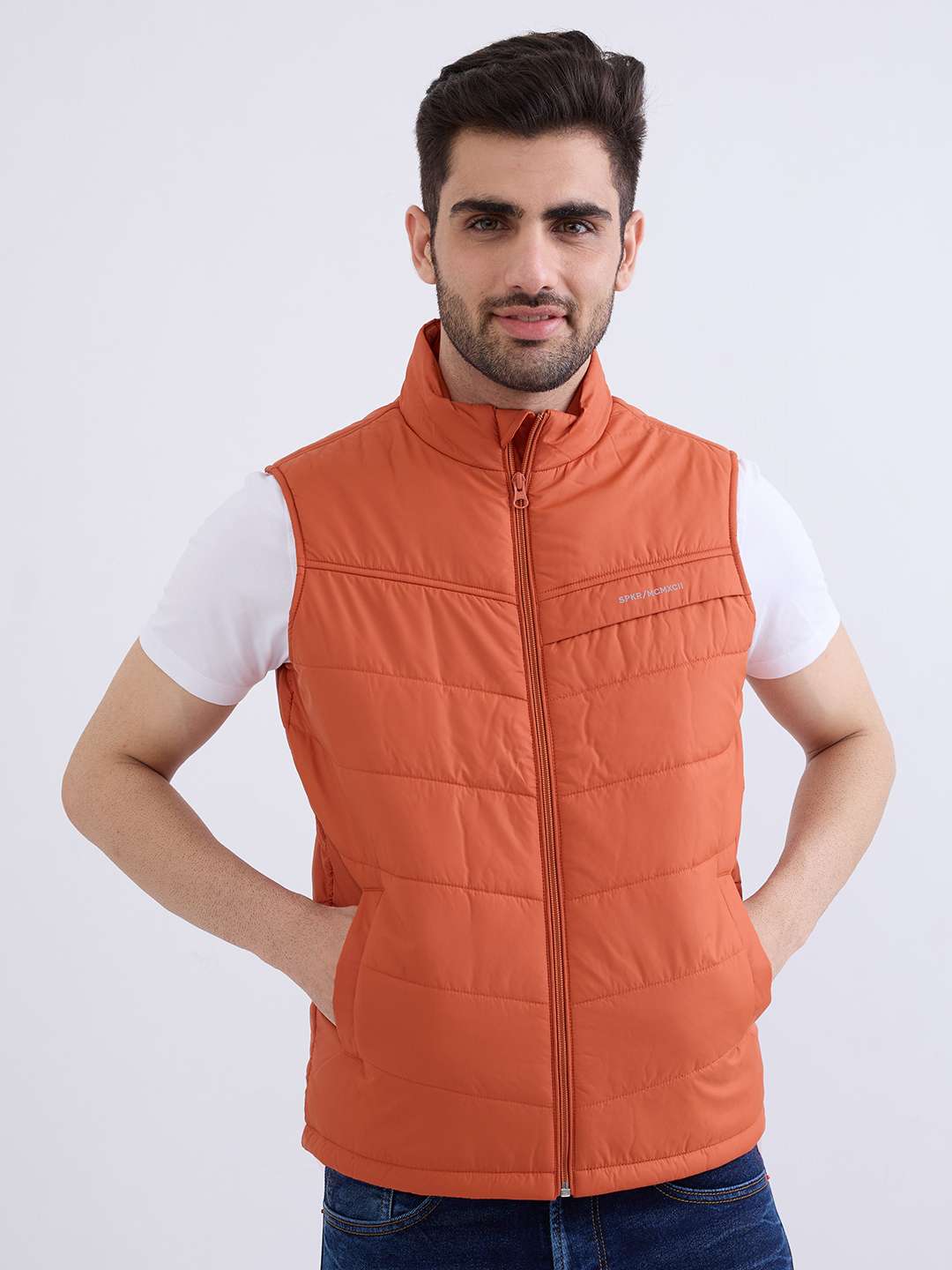 Solid-Polyester-Regular-Fit-Men-Jacket