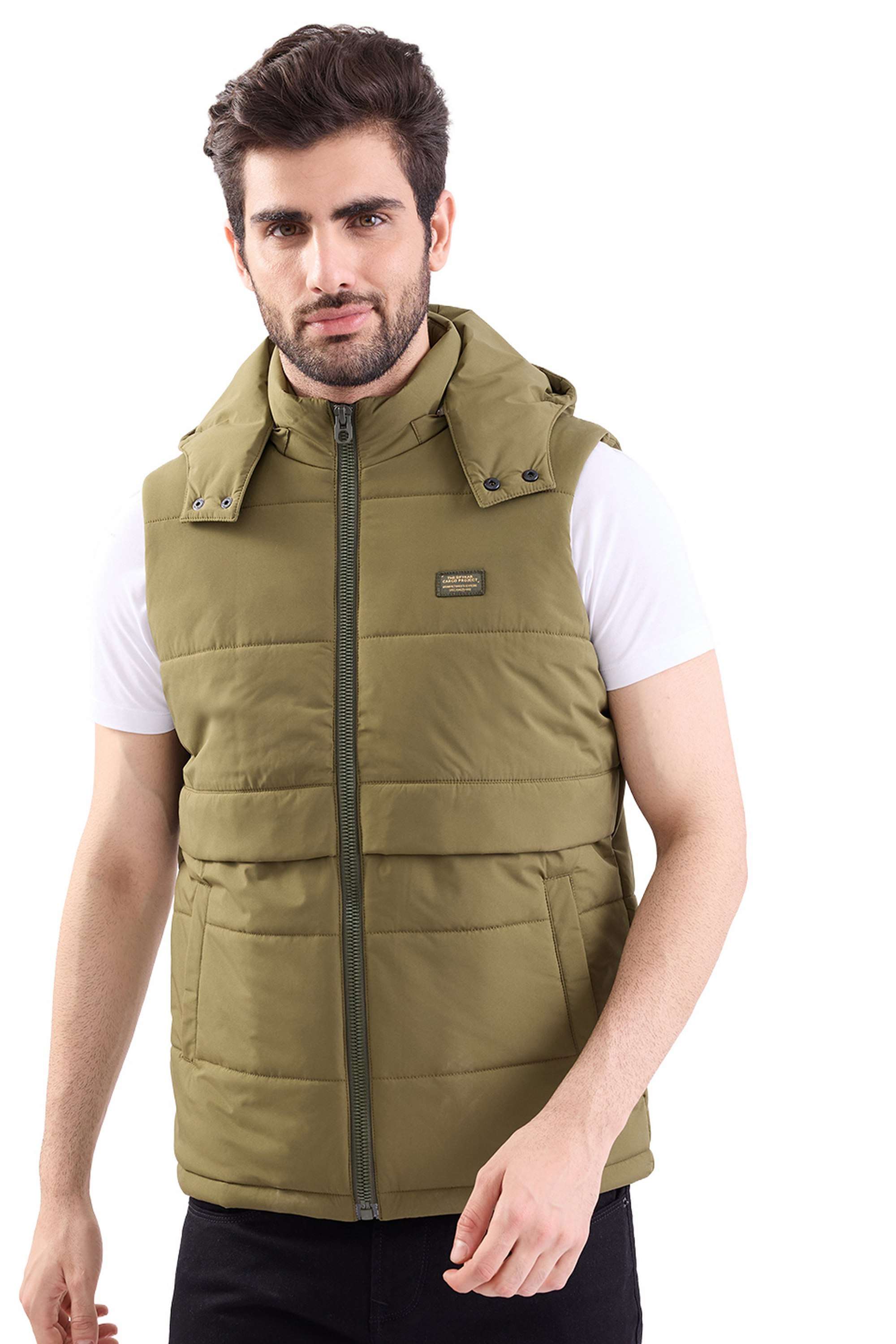 Solid-Polyester-Straight-Fit-Men-Jacket