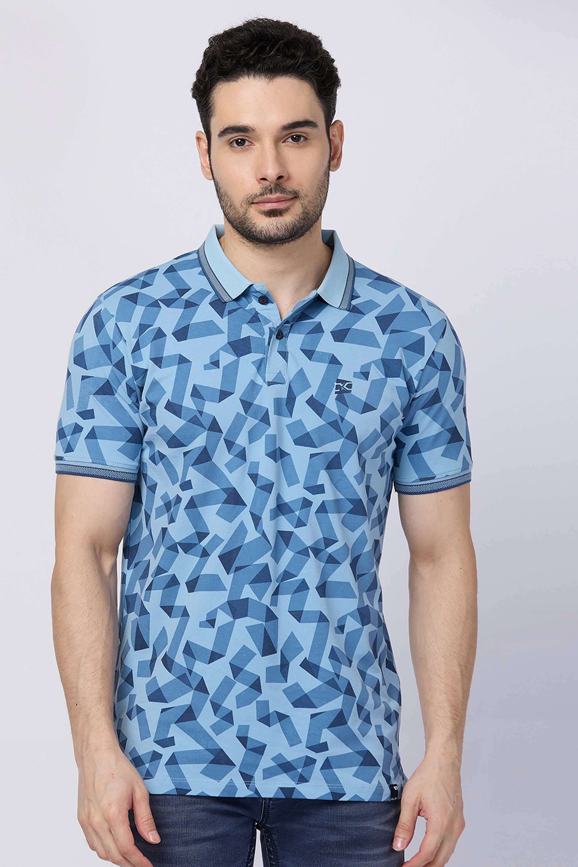 Printed-Cotton-Blend-Polo-Men-s-T-Shirt