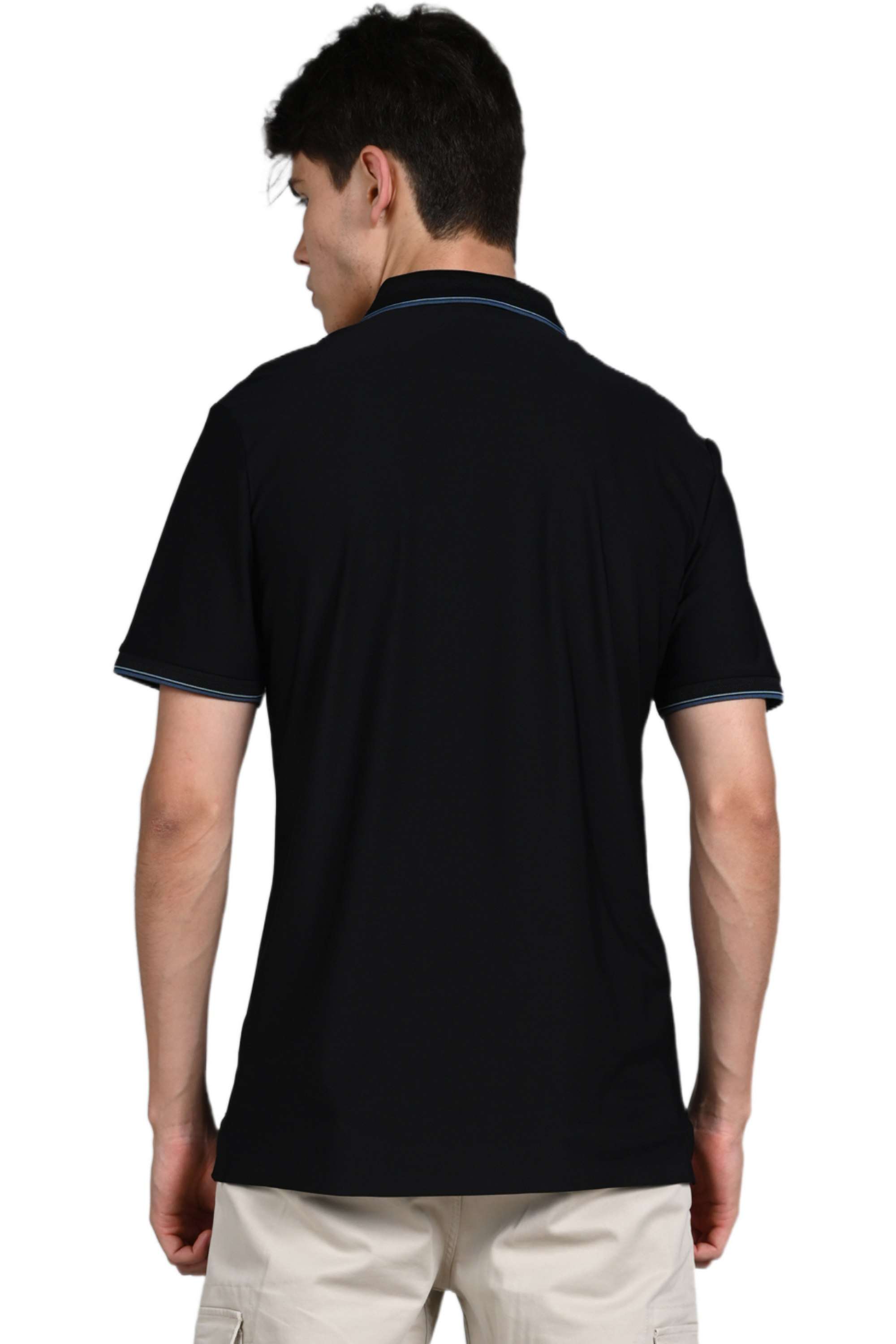 Solid-Cotton-Blend-Regular-Fit-Men-Polo-T-Shirt