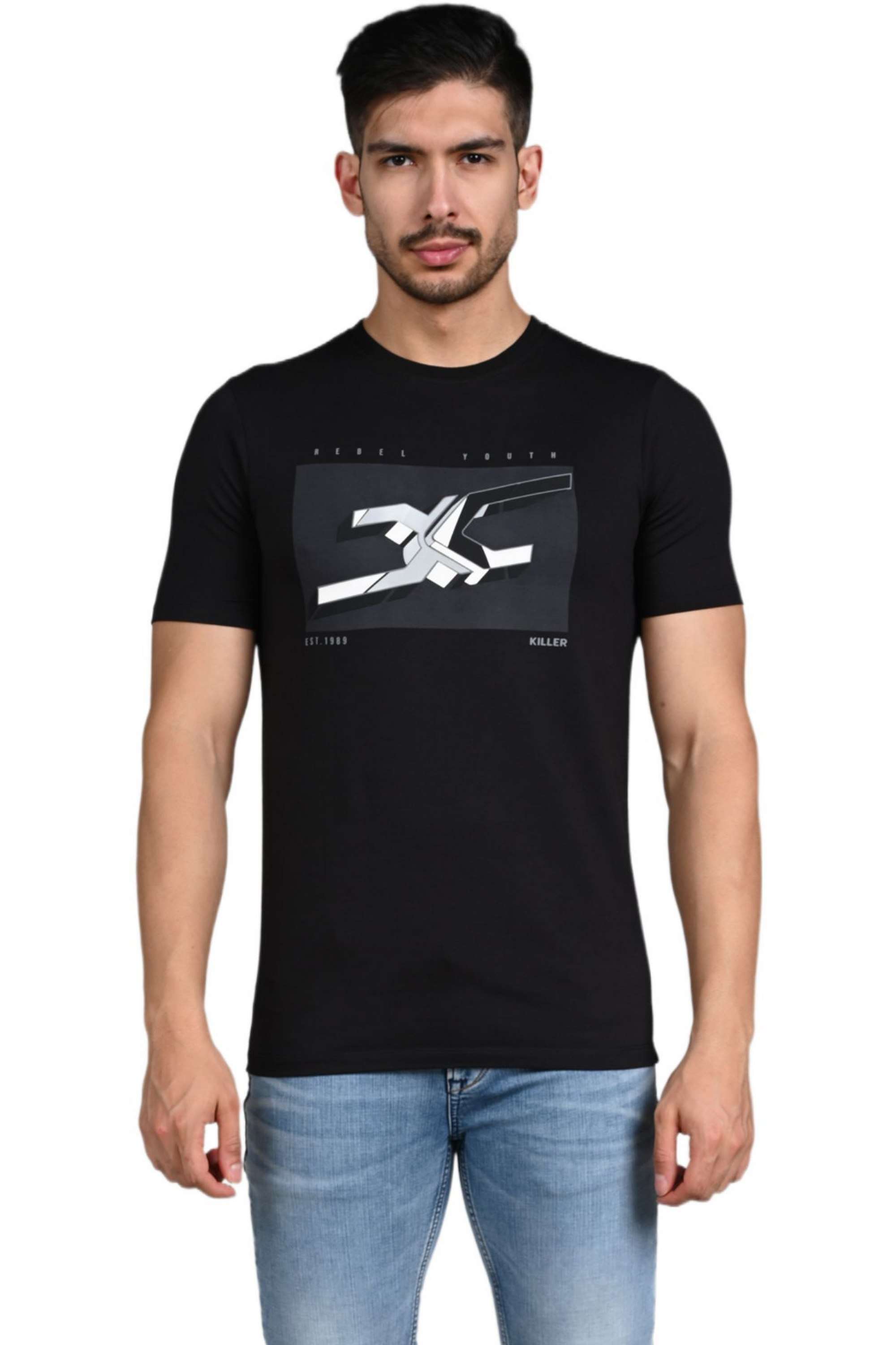 Printed-Cotton-Blend-Slim-Fit-Men-T-Shirt