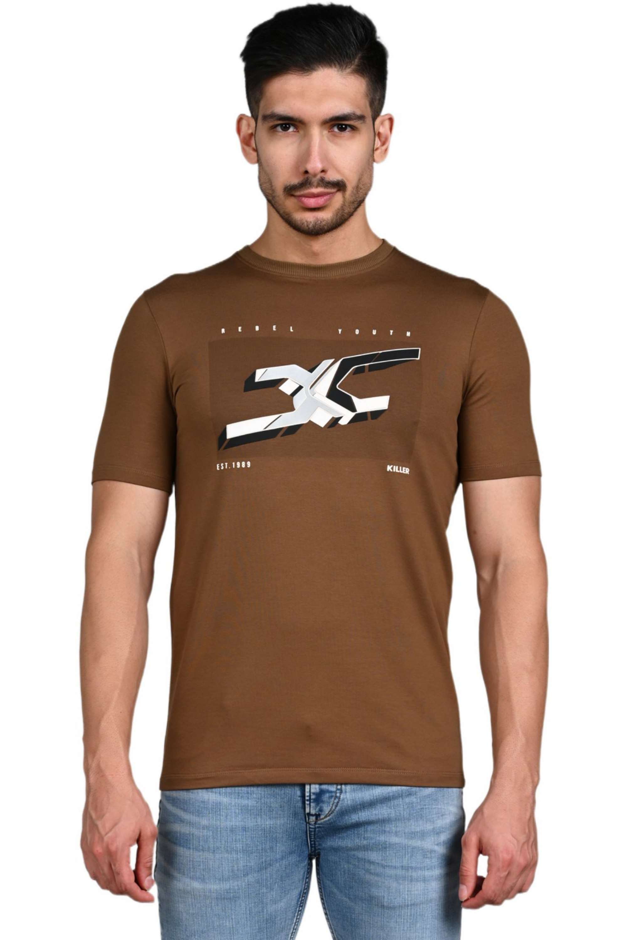 Printed-Cotton-Blend-Slim-Fit-Men-T-Shirt