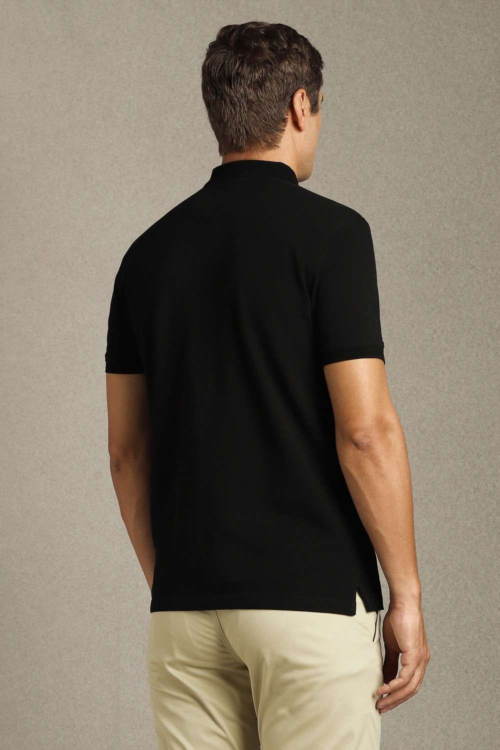 Solid-Cotton-Slim-Fit-Men-Polo-T-Shirt