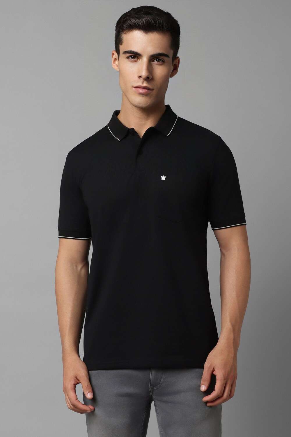 Solid-Cotton-Regular-Fit-Men-Polo-T-Shirt