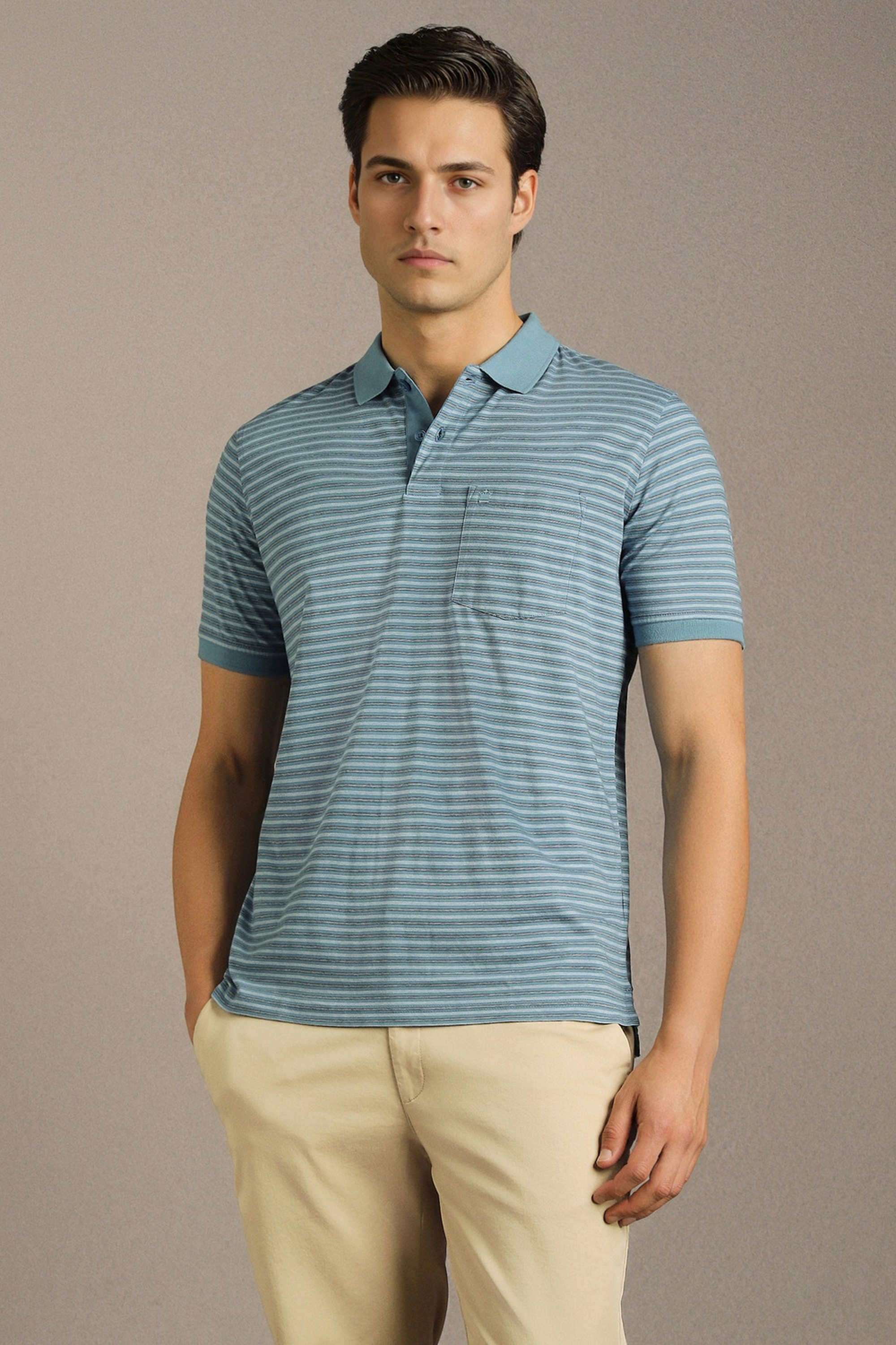 Stripes-Cotton-Polo-Men-s-T-Shirt