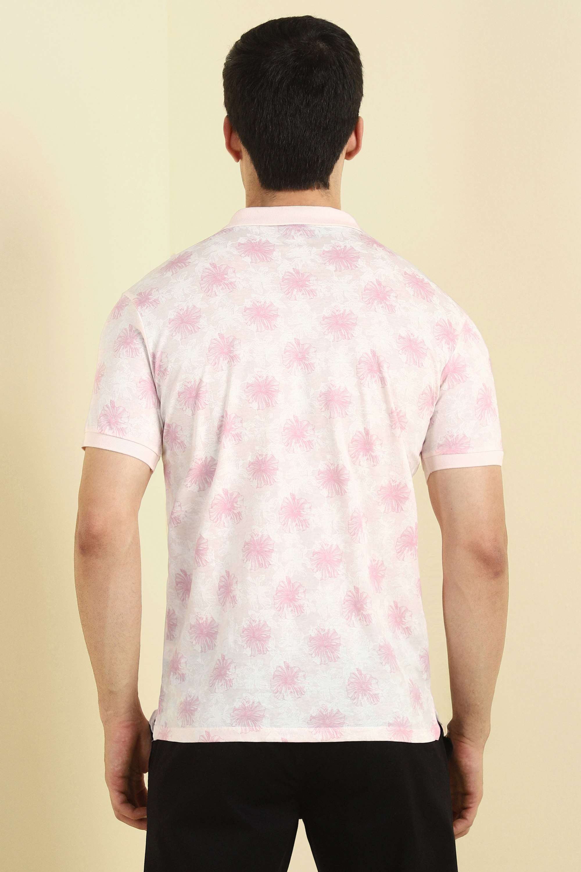 Floral-Cotton-Regular-Fit-Men-Polo-T-Shirt