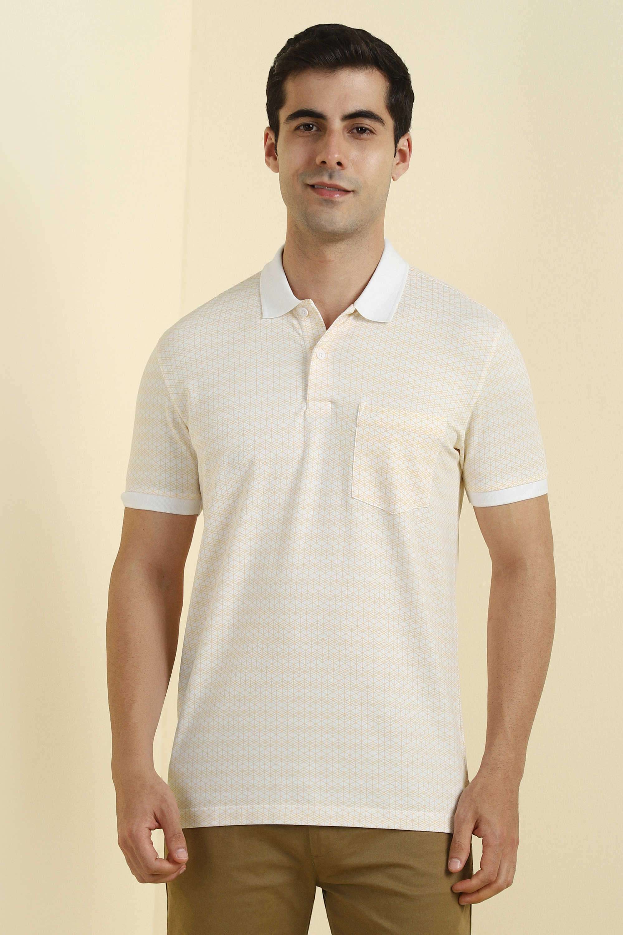 Geometric-Print-Cotton-Regular-Fit-Men-Polo-T-Shirt