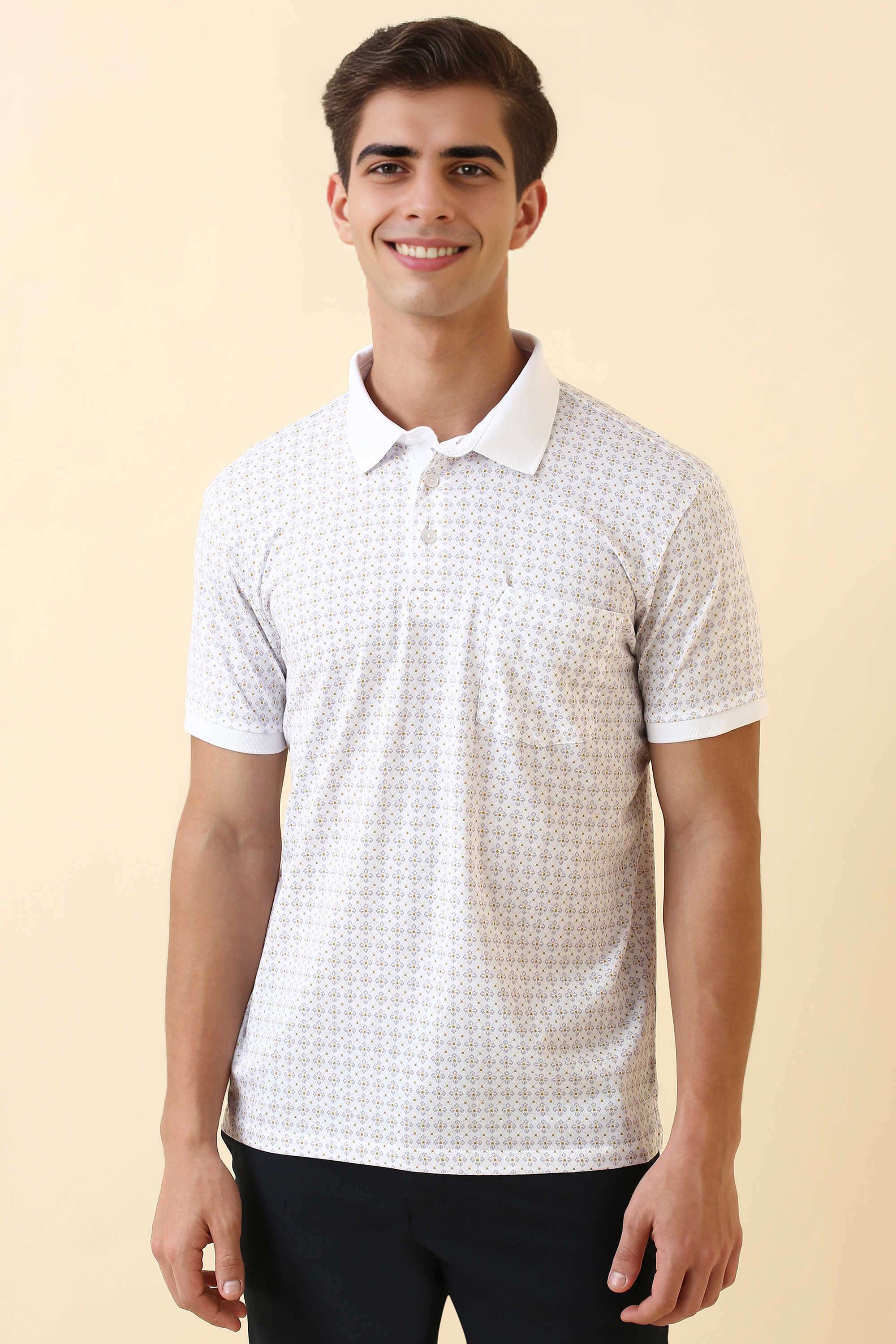 Printed-Cotton-Regular-Fit-Men-Polo-T-Shirt
