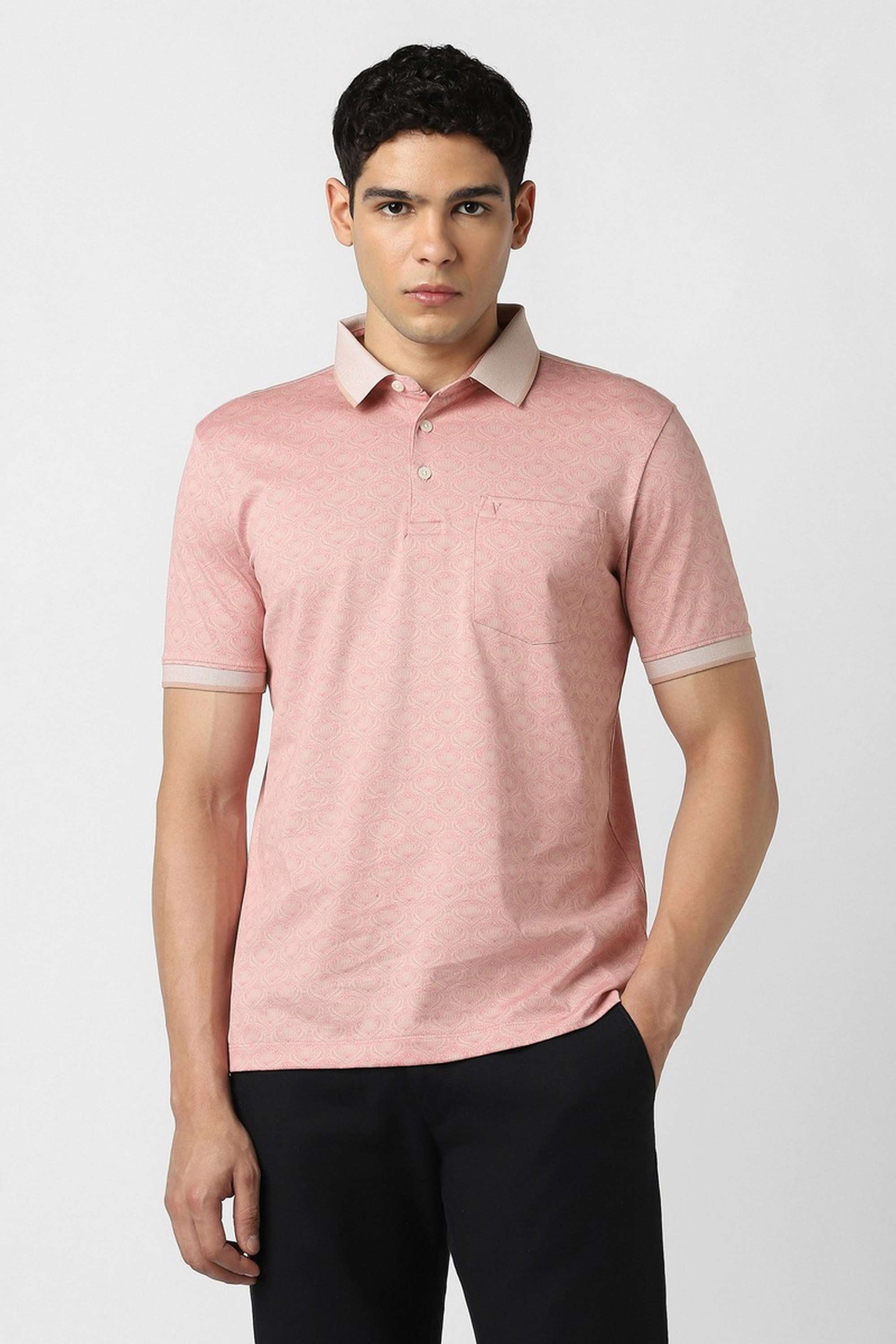 Printed-Cotton-Regular-Fit-Men-Polo-T-Shirt