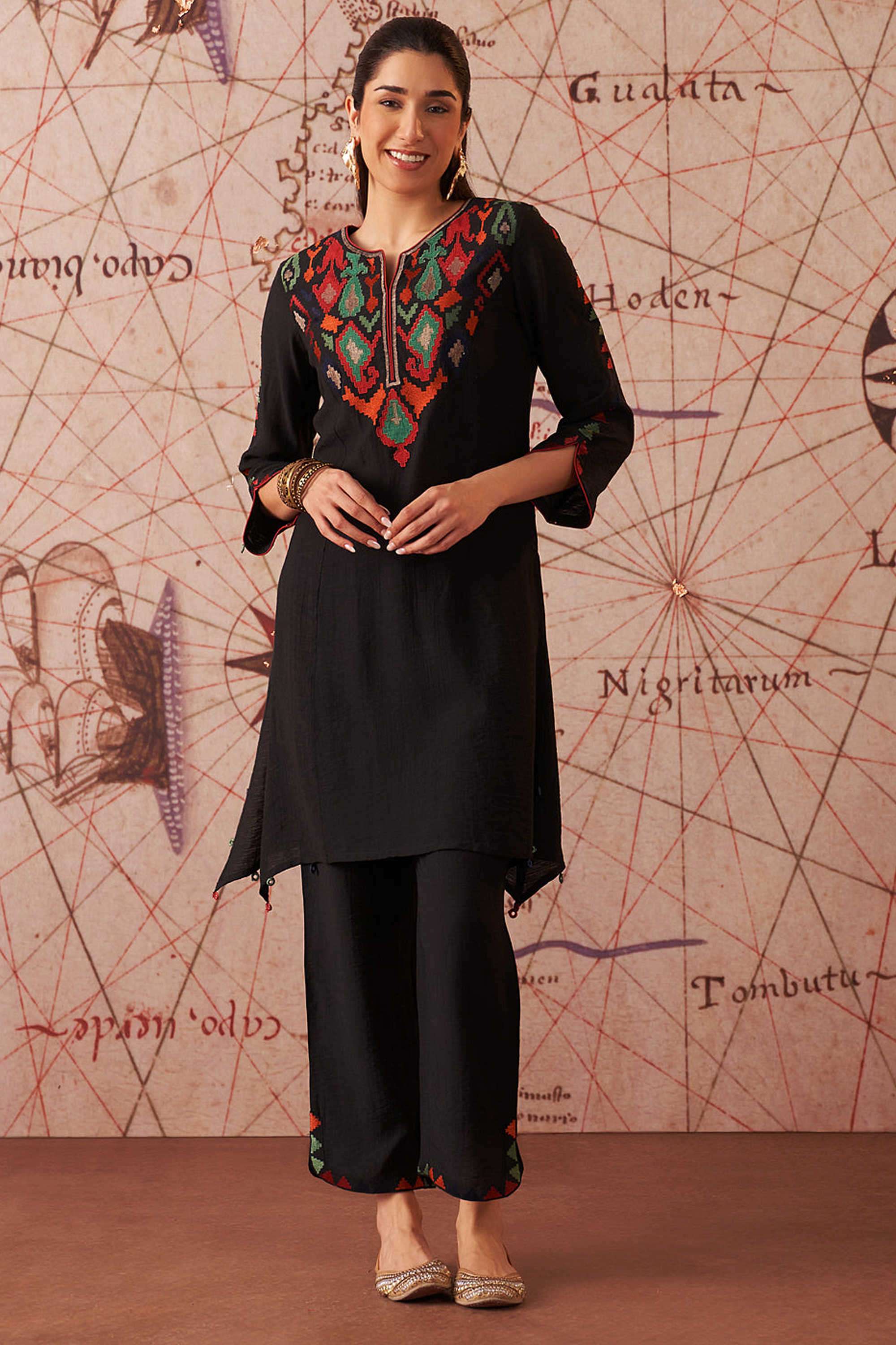 Solid-Regular-Fit-Blended-Fabric-Women-s-Festive-Wear-Palazzos