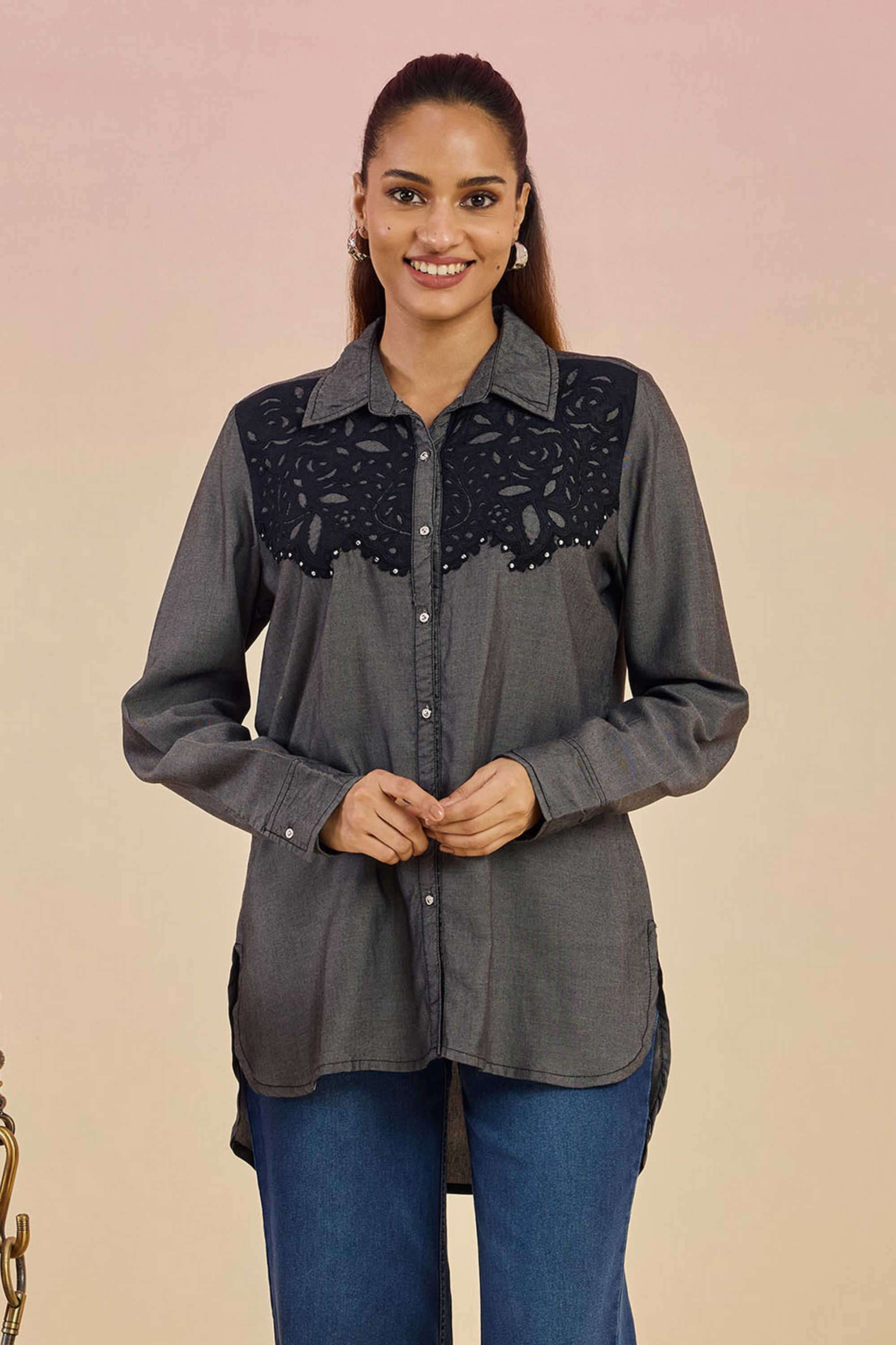 Solid-Silk-Women-s-Festive-Wear-Kurti