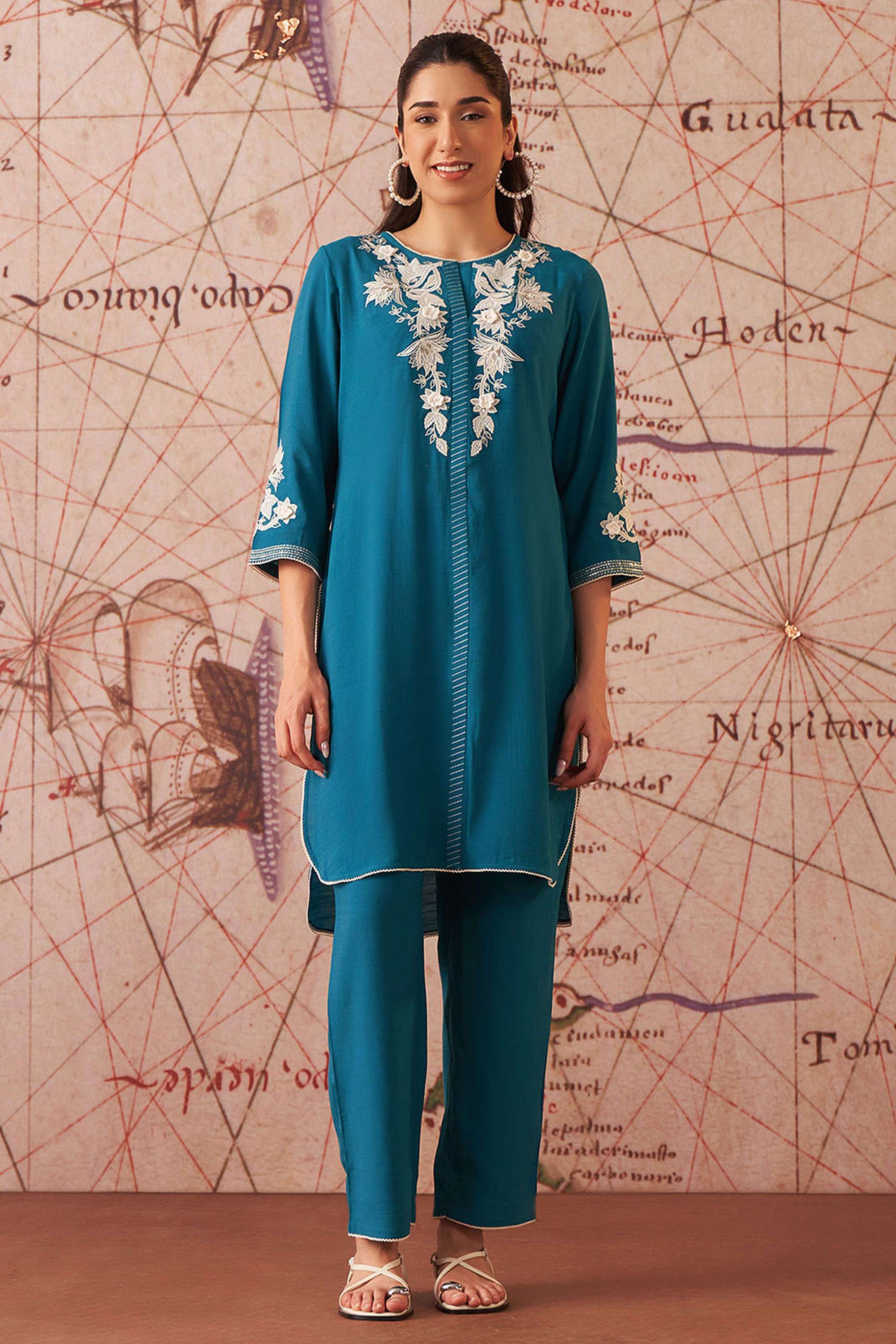 Embroidered-Regular-Fit-Rayon-Women-s-Festive-Wear-Palazzos