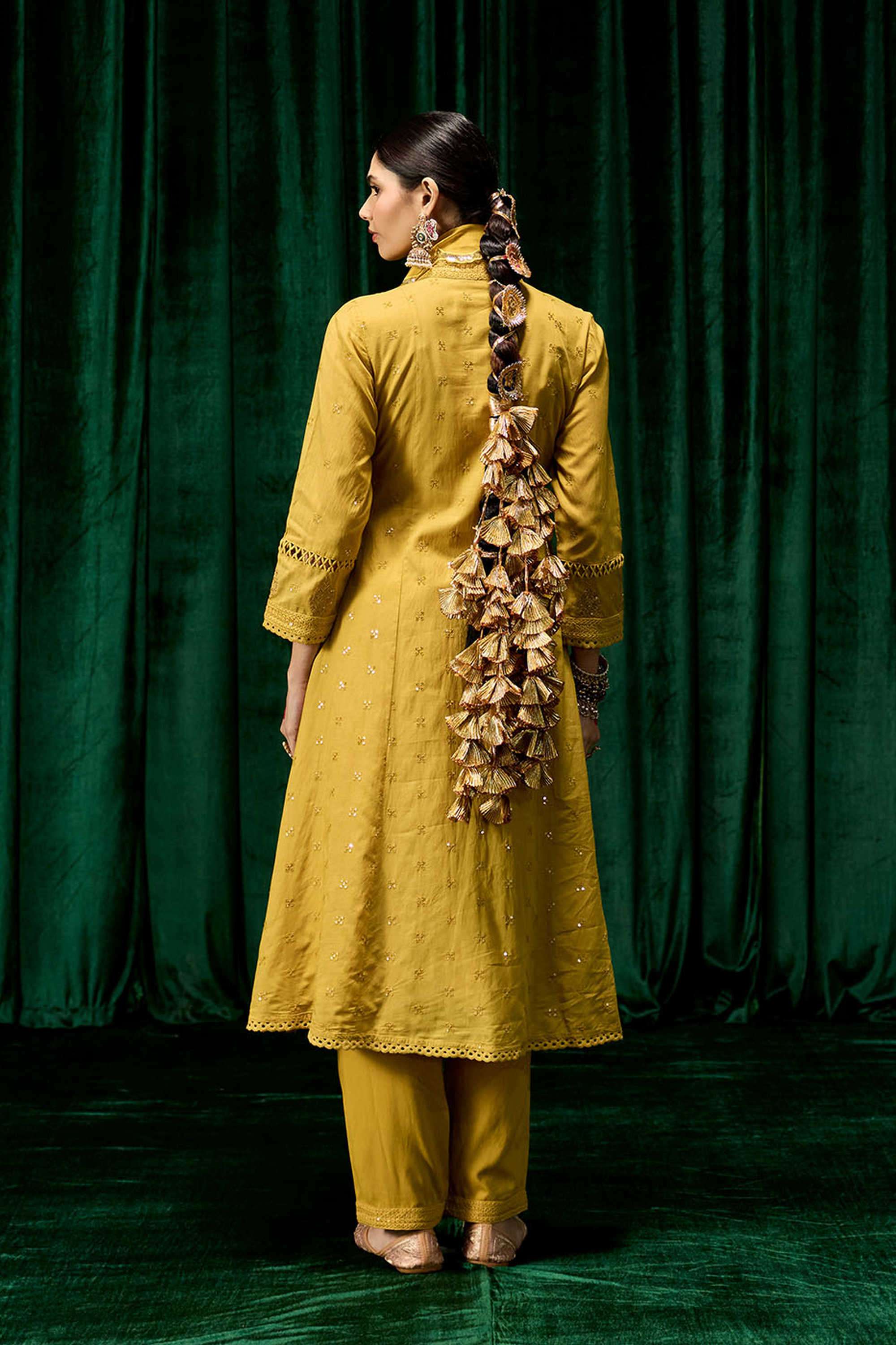 Solid-Cotton-Women-s-Festive-Wear-Kurta-Set