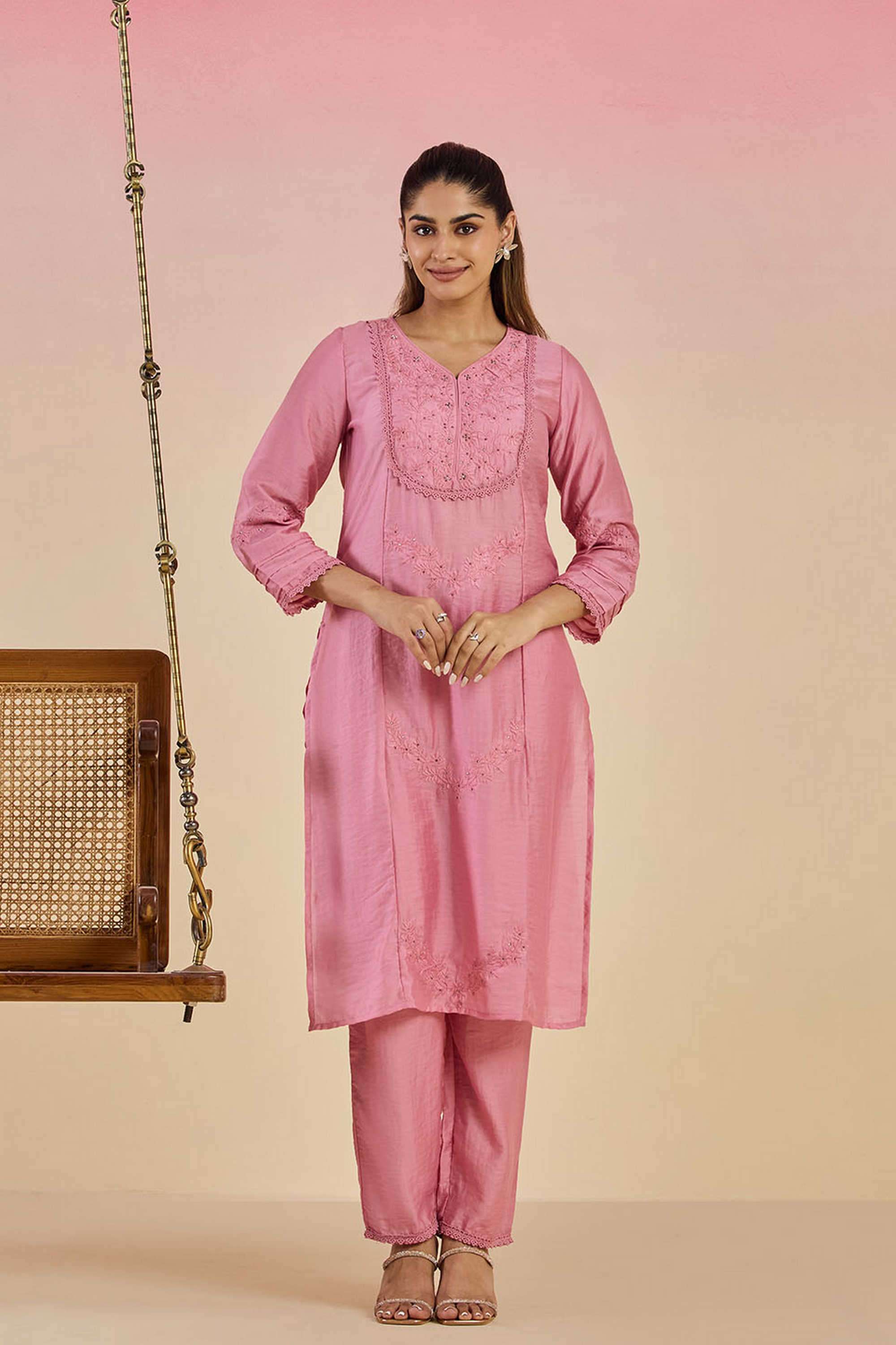 Solid-Regular-Fit-Silk-Women-s-Festive-Wear-Palazzos