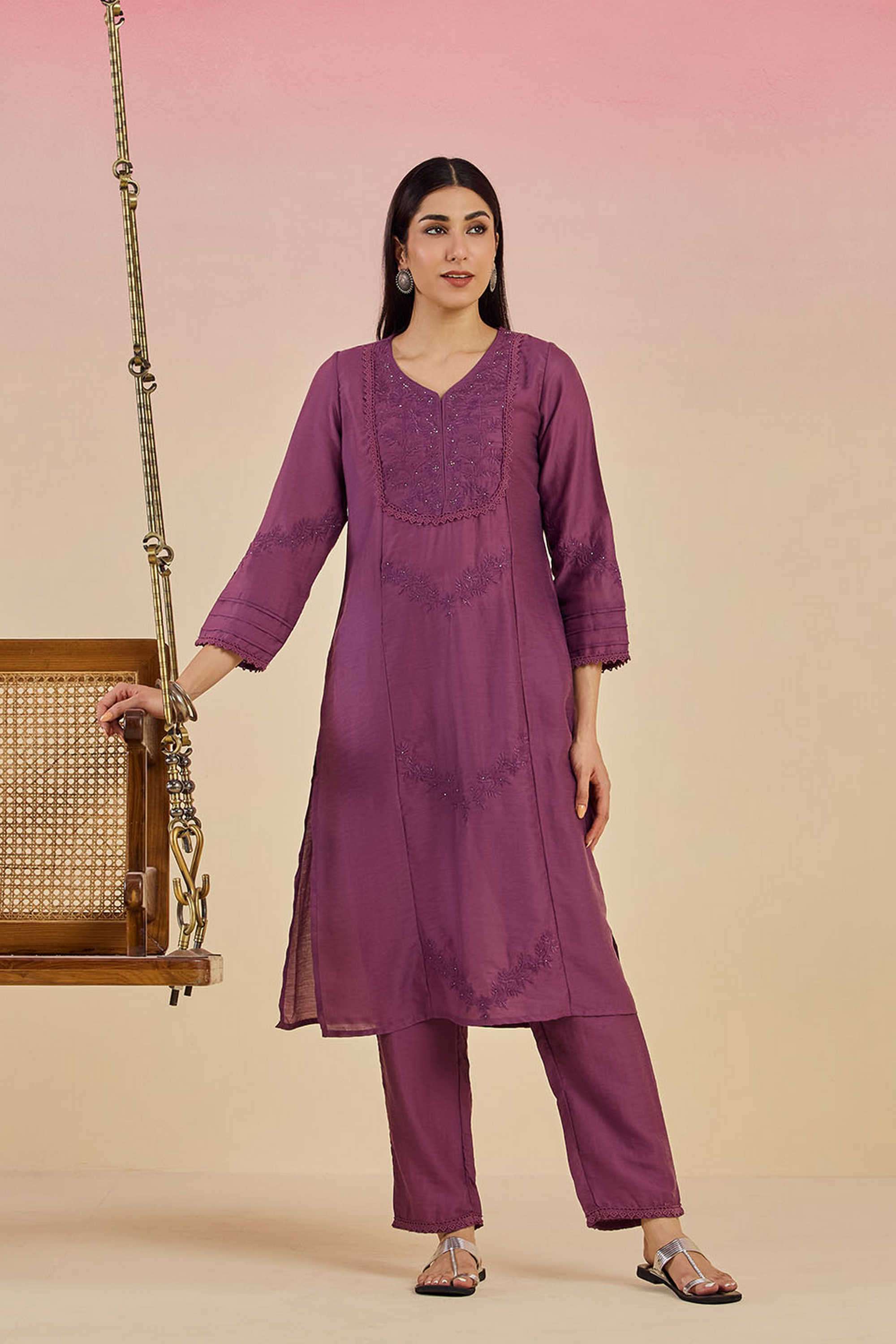 Solid-Regular-Fit-Silk-Women-s-Festive-Wear-Palazzos