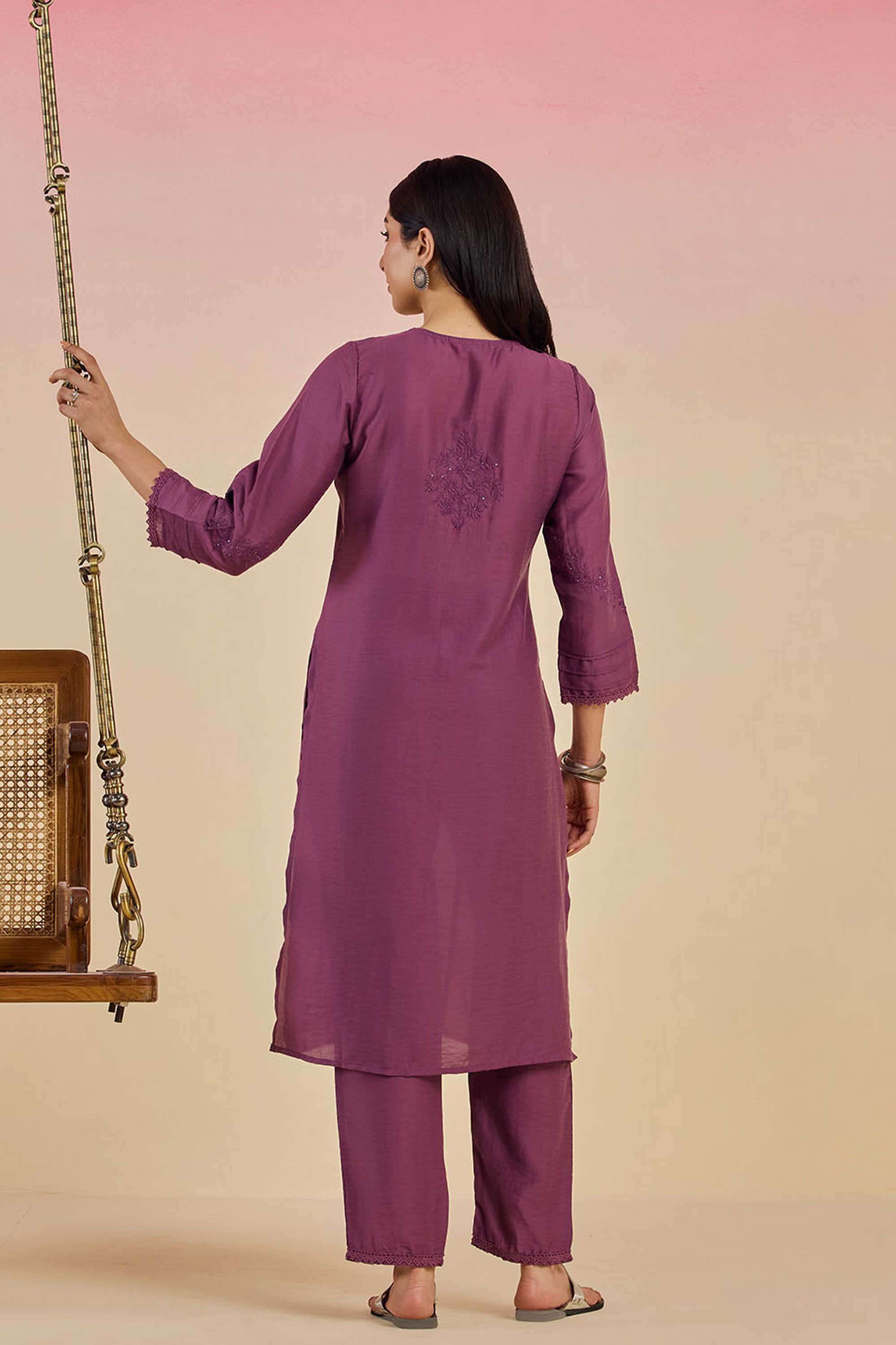 Solid-Regular-Fit-Silk-Women-s-Festive-Wear-Palazzos