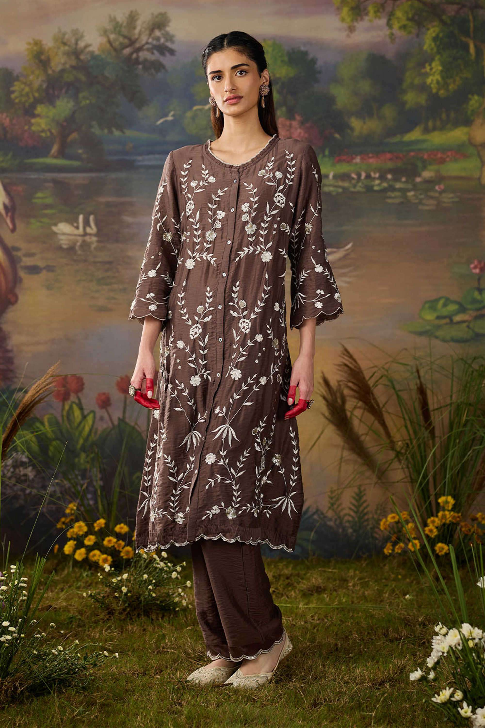 Solid-Regular-Fit-Blended-Fabric-Women-s-Festive-Wear-Palazzos