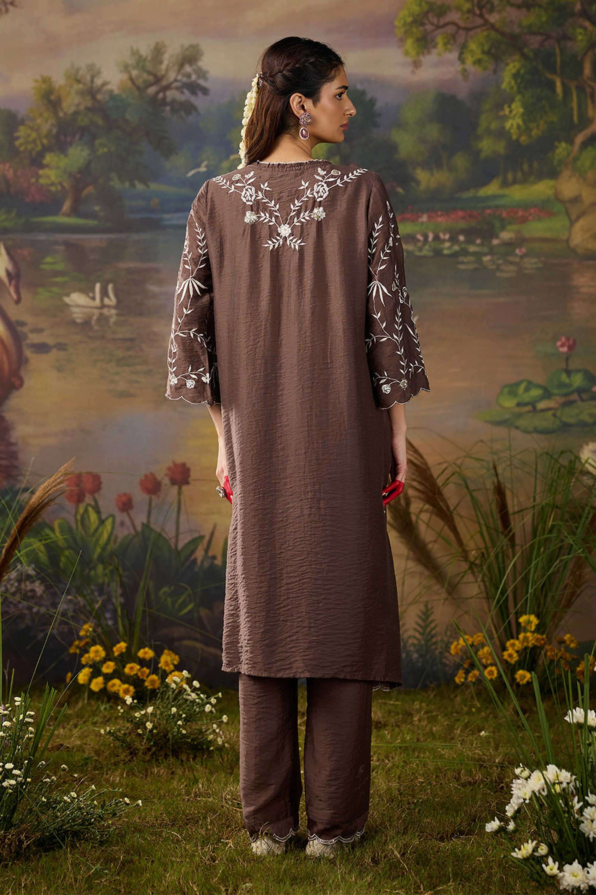 Solid-Regular-Fit-Blended-Fabric-Women-s-Festive-Wear-Palazzos