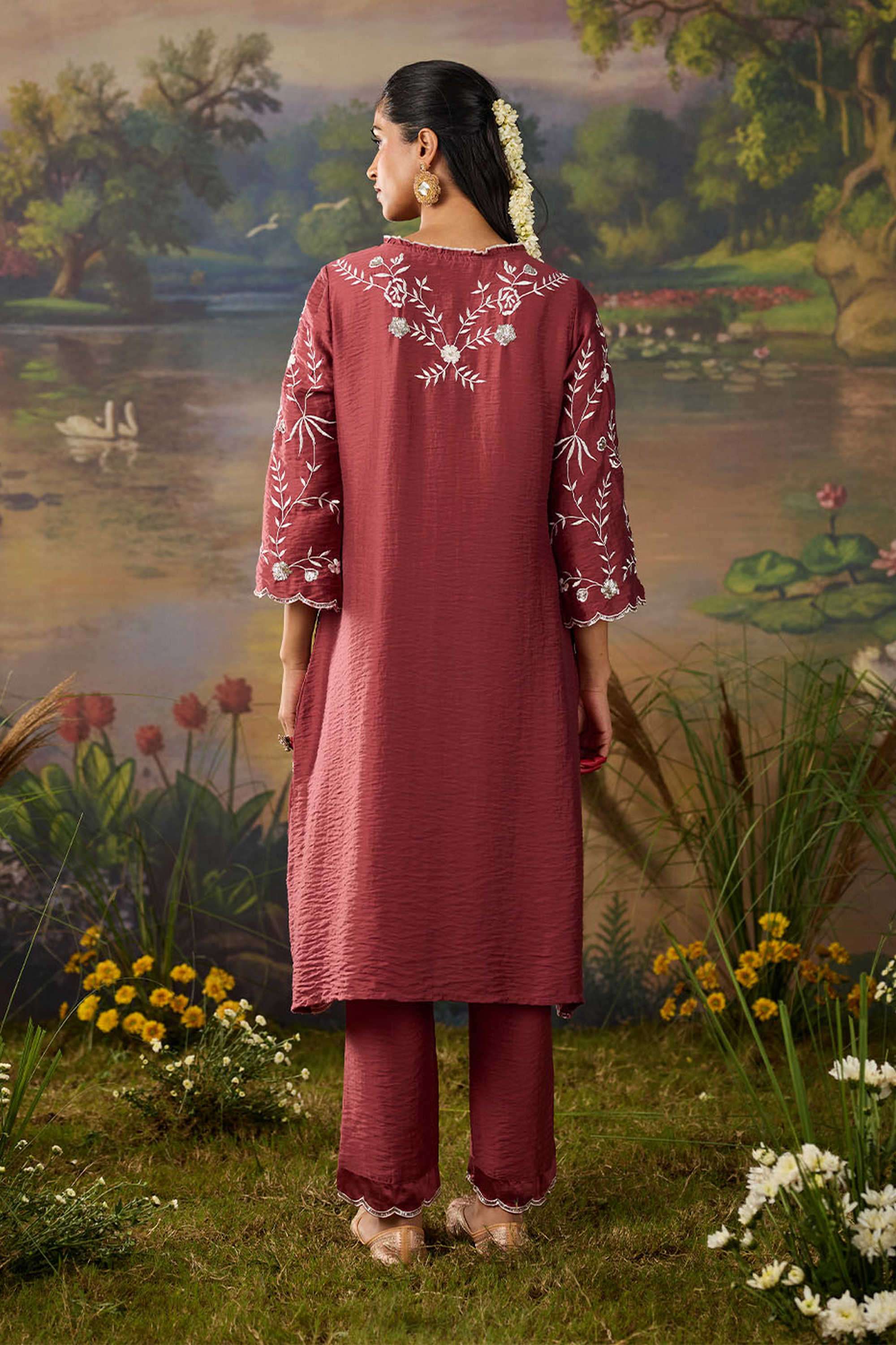 Solid-Regular-Fit-Blended-Fabric-Women-s-Festive-Wear-Palazzos
